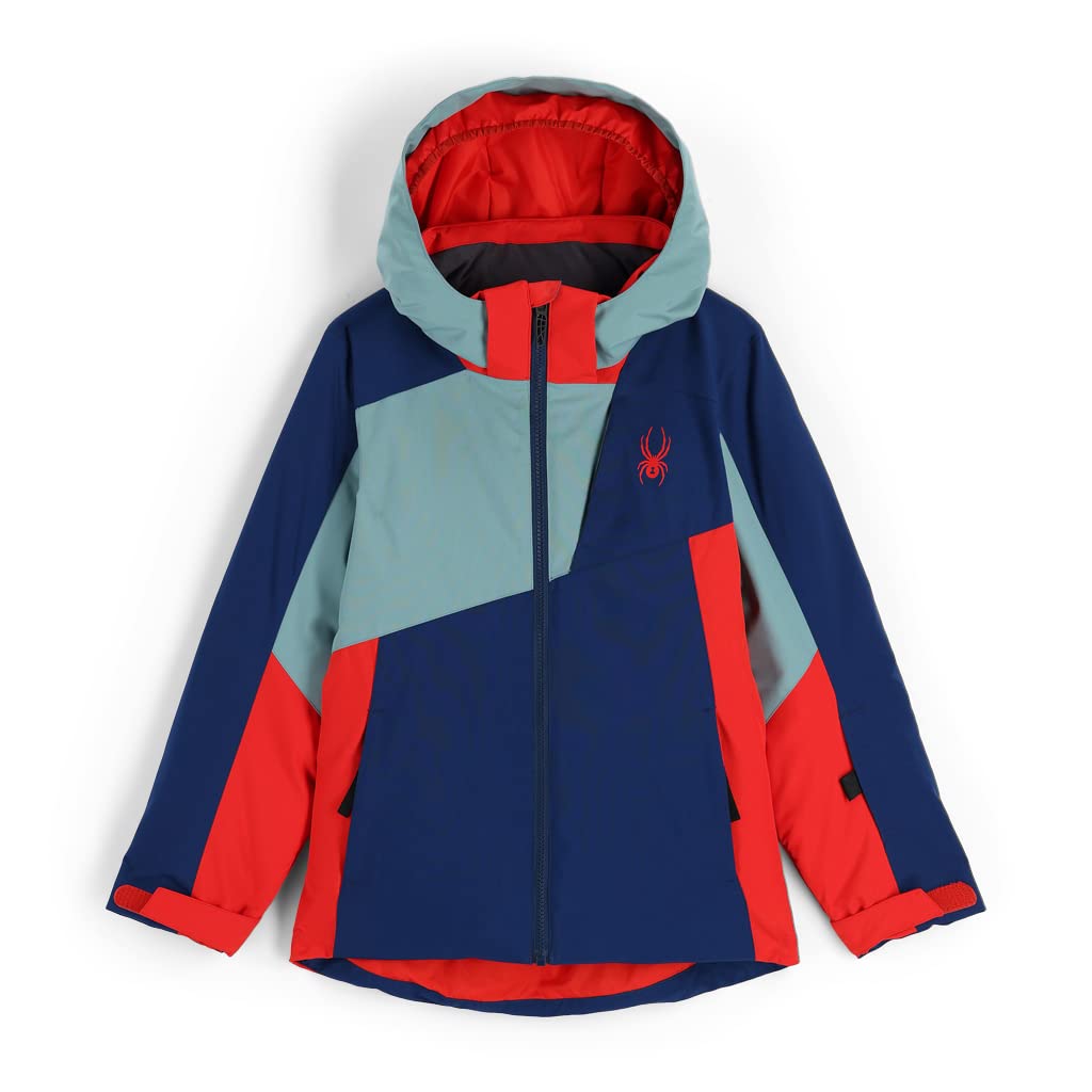 Spyder Big Boys Ambush Insulated Ski Jacket - Waterproof Winter Coat for Kids - Perfect for Snowboarding, Skiing & Cold Weather Adventures