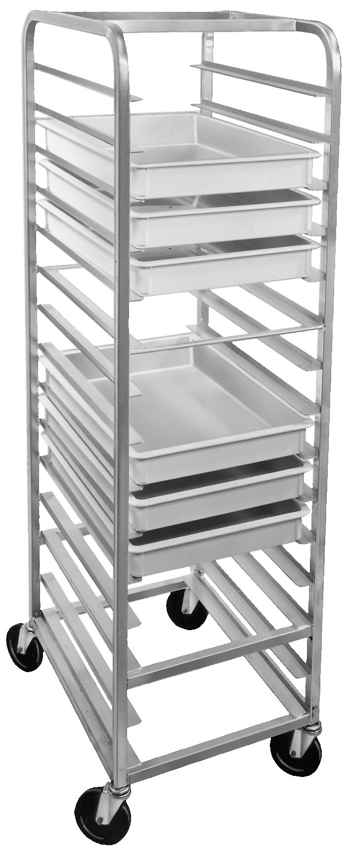 RB-46 Commercial Pizza Box Storage Rack - Heavy Duty Stackable Organizer for Pizzerias & Restaurants - Perfect for Kitchen, Delivery, and Takeout Storage