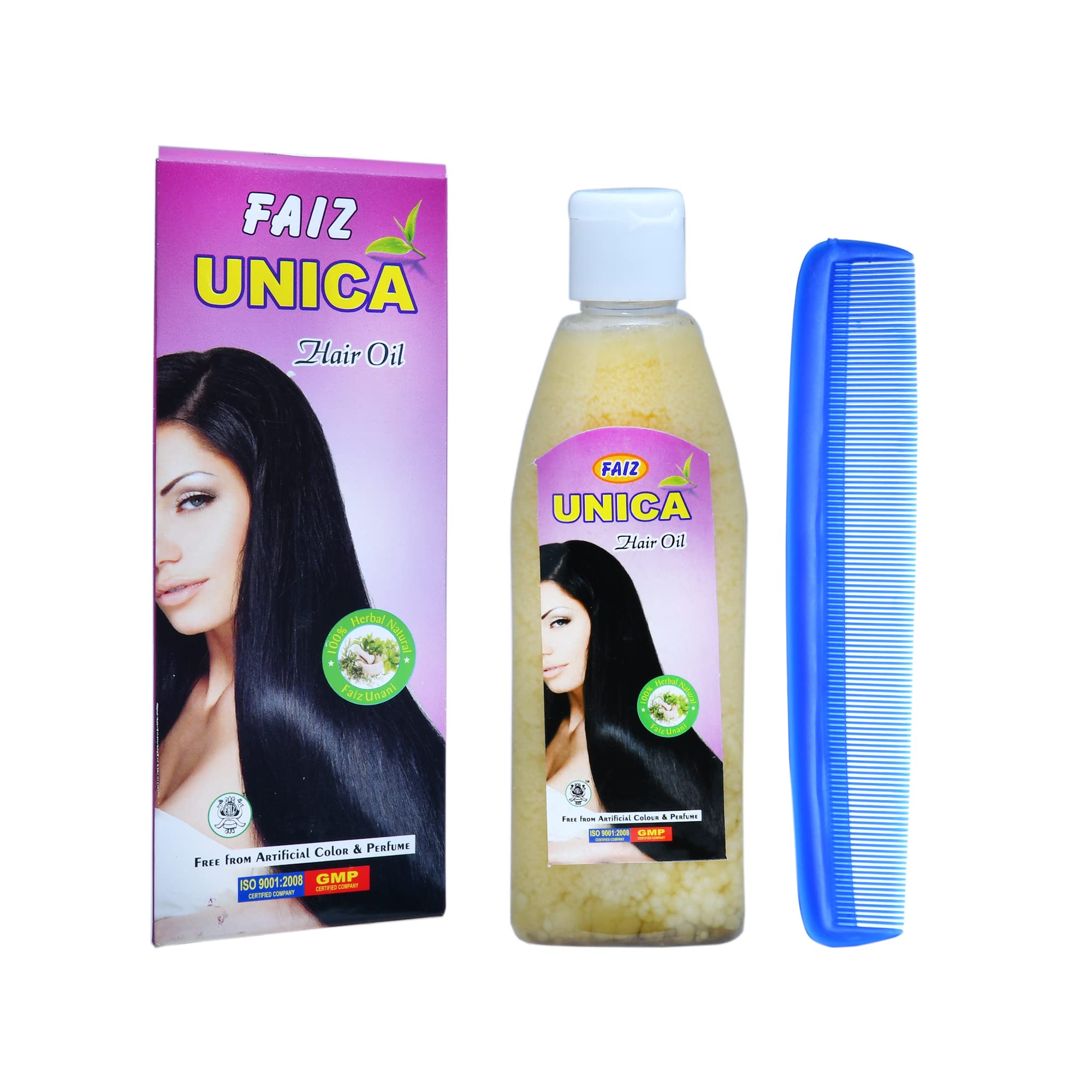 Faiz Unica Hair Oil - 200ml | Natural Hair Growth Treatment for Dry, Damaged & Frizzy Hair | Nourishing & Repairing Hair Care for Women & Men | Perfect for Daily Use & Salon Treatments