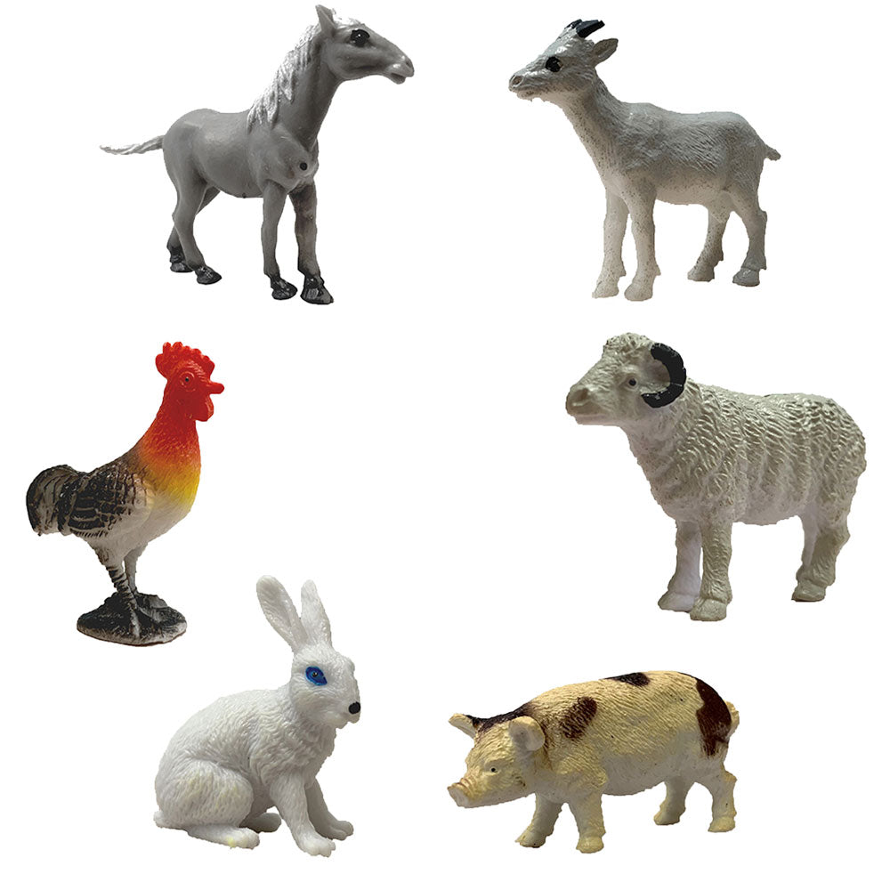 Farm Animals Toy Set - 24 Piece Educational Playset for Kids | Perfect for Preschool Learning, Farm-Themed Parties & Imaginative Play