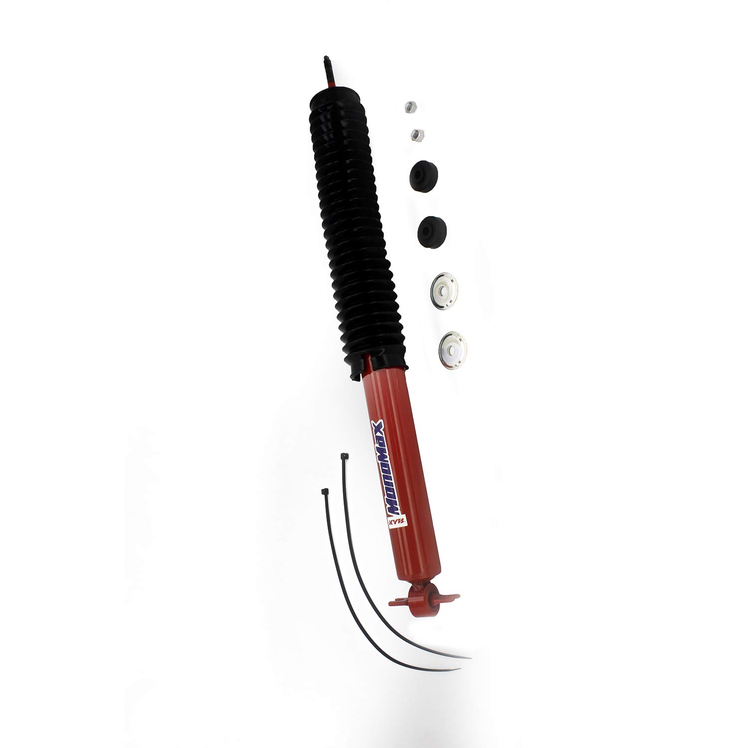 KYB 565096 MonoMax Gas Shock Absorber - Red - Heavy Duty Performance for Trucks, SUVs & Off-Road Vehicles - Smooth Ride & Enhanced Control on Rough Terrain