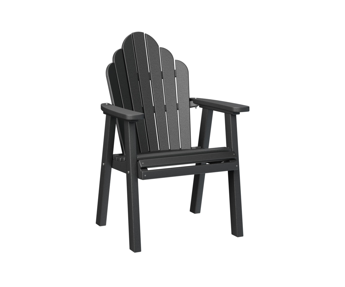 Berlin Gardens Cozi Back Dining Chair - Comfortable Patio & Outdoor Dining Chair for Garden, Deck, and Restaurant Use
