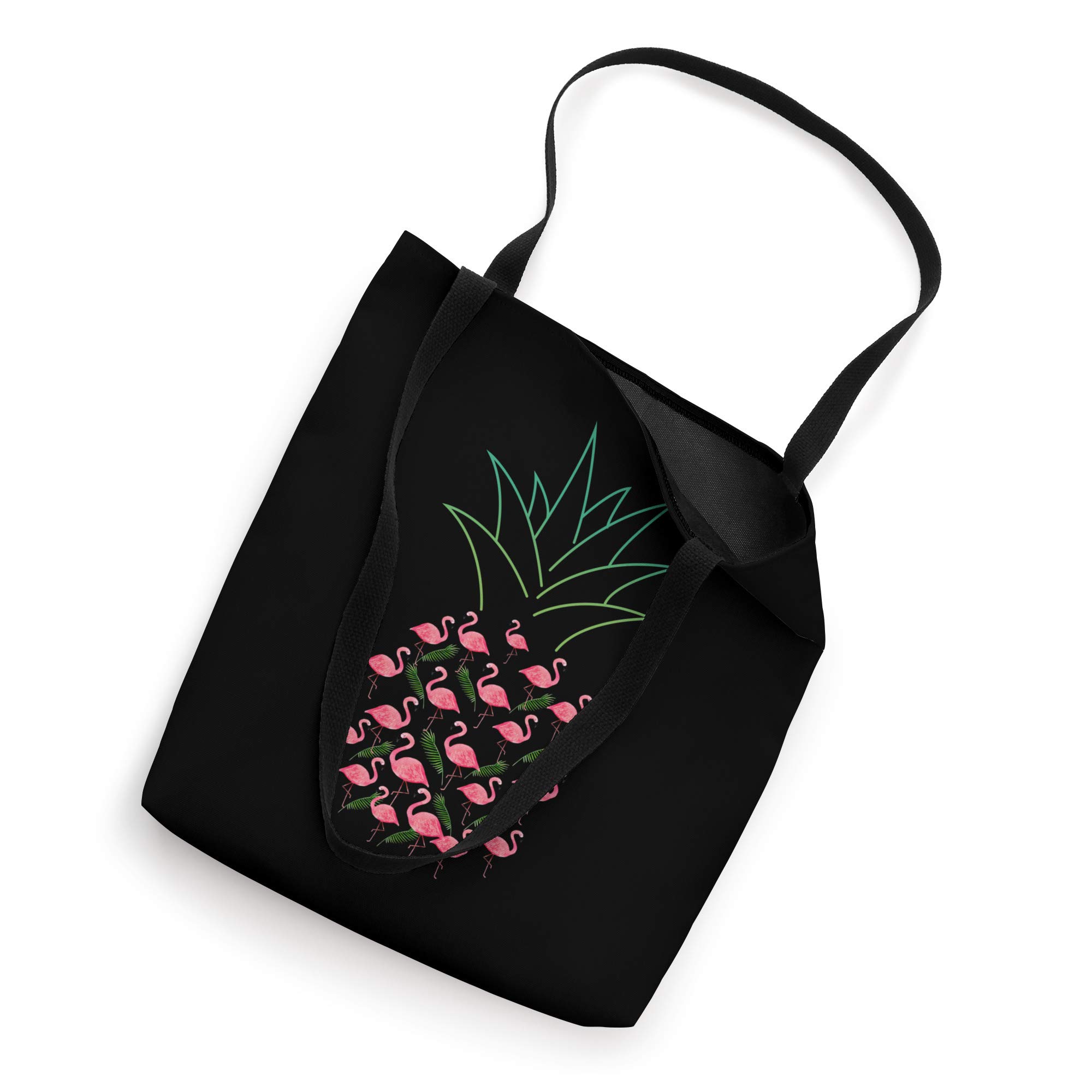 Stylish Pineapple Flamingo Tote Bag - Large Beach Bag for Women, Trendy Summer Shoulder Bag - Perfect for Pool Parties, Vacation & Shopping