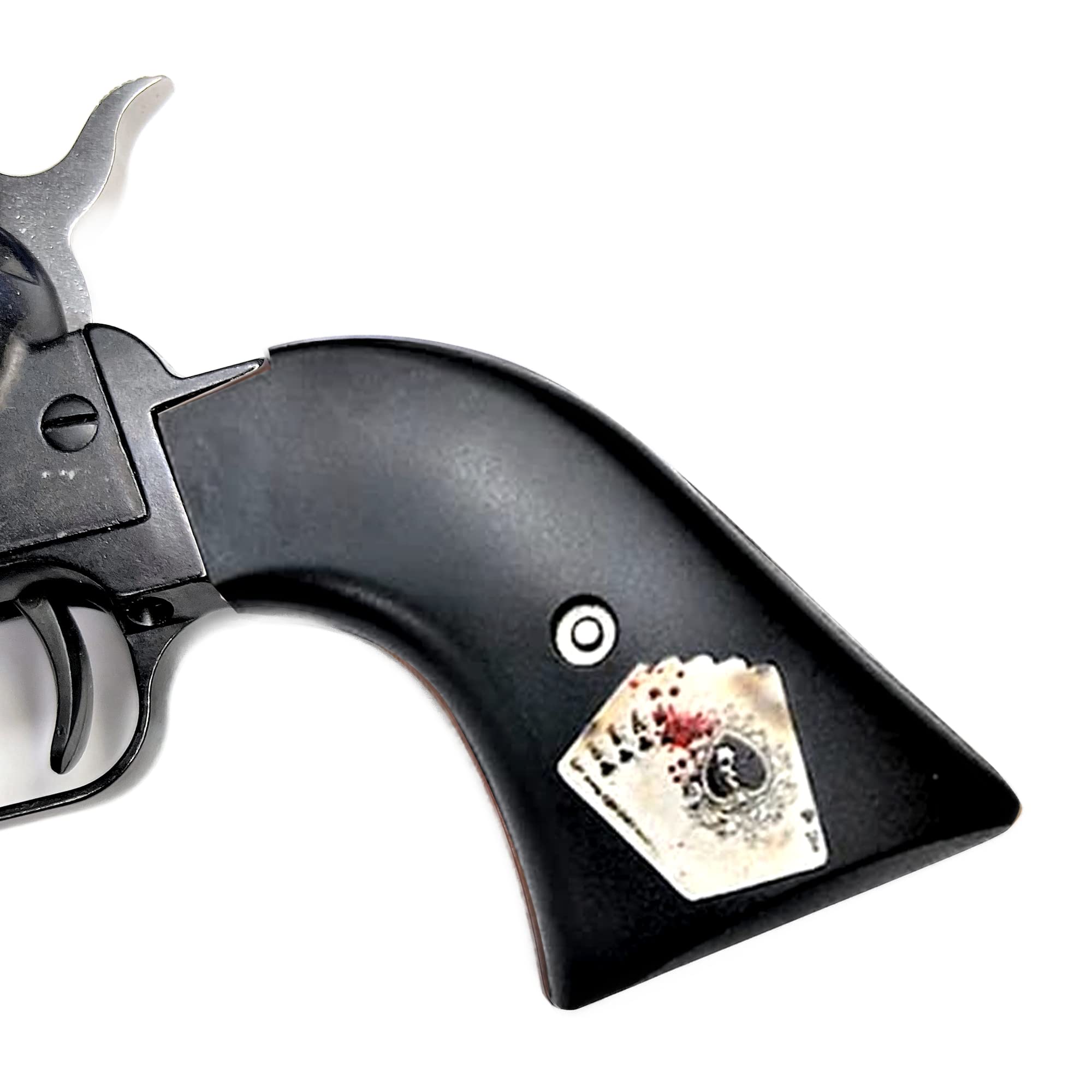 Premium Gun Grips Replacement for Heritage Rough Rider .22 Model - Wild Bill's Dead Man's Hand Style - Perfect for Shooting Range & Cowboy Action Shooting