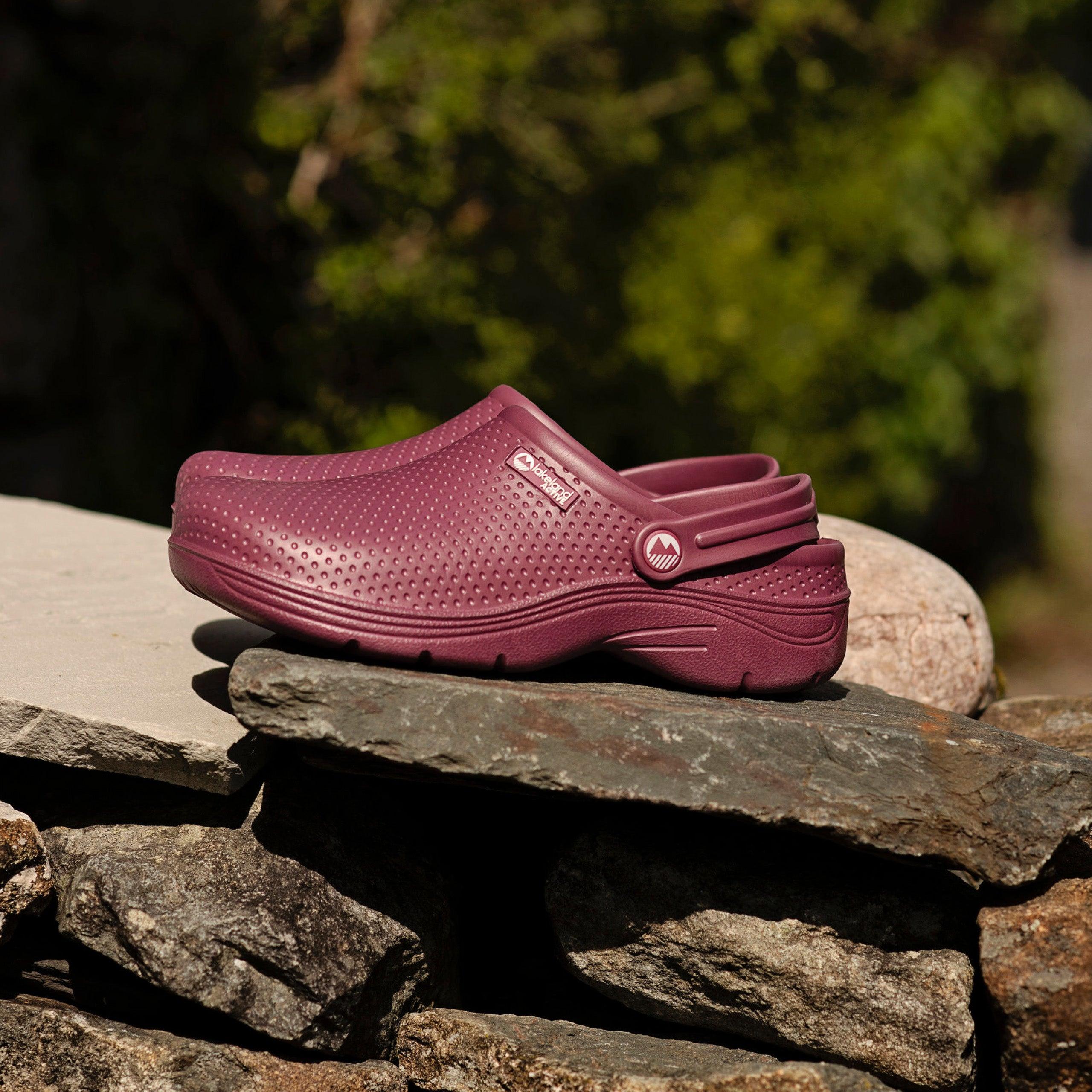 Women's Classic Garden Clogs - Comfortable Slip-Resistant Rubber Clogs for Gardening, Yard Work & Outdoor Activities