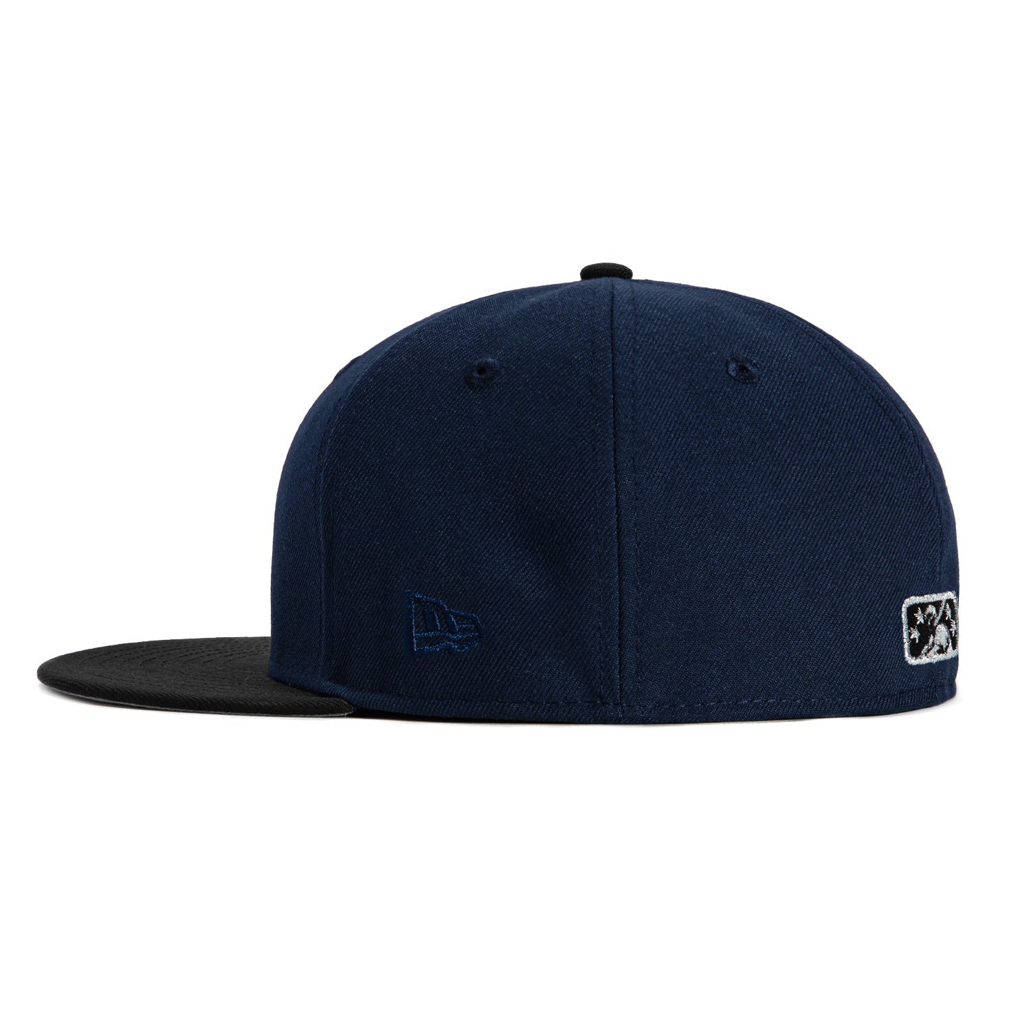 New Era 59Fifty San Jose Giants 30th Anniversary Patch Baseball Cap - Navy, Black, Metallic Silver - Perfect for Baseball Games, Fan Collections & Sports Fashion