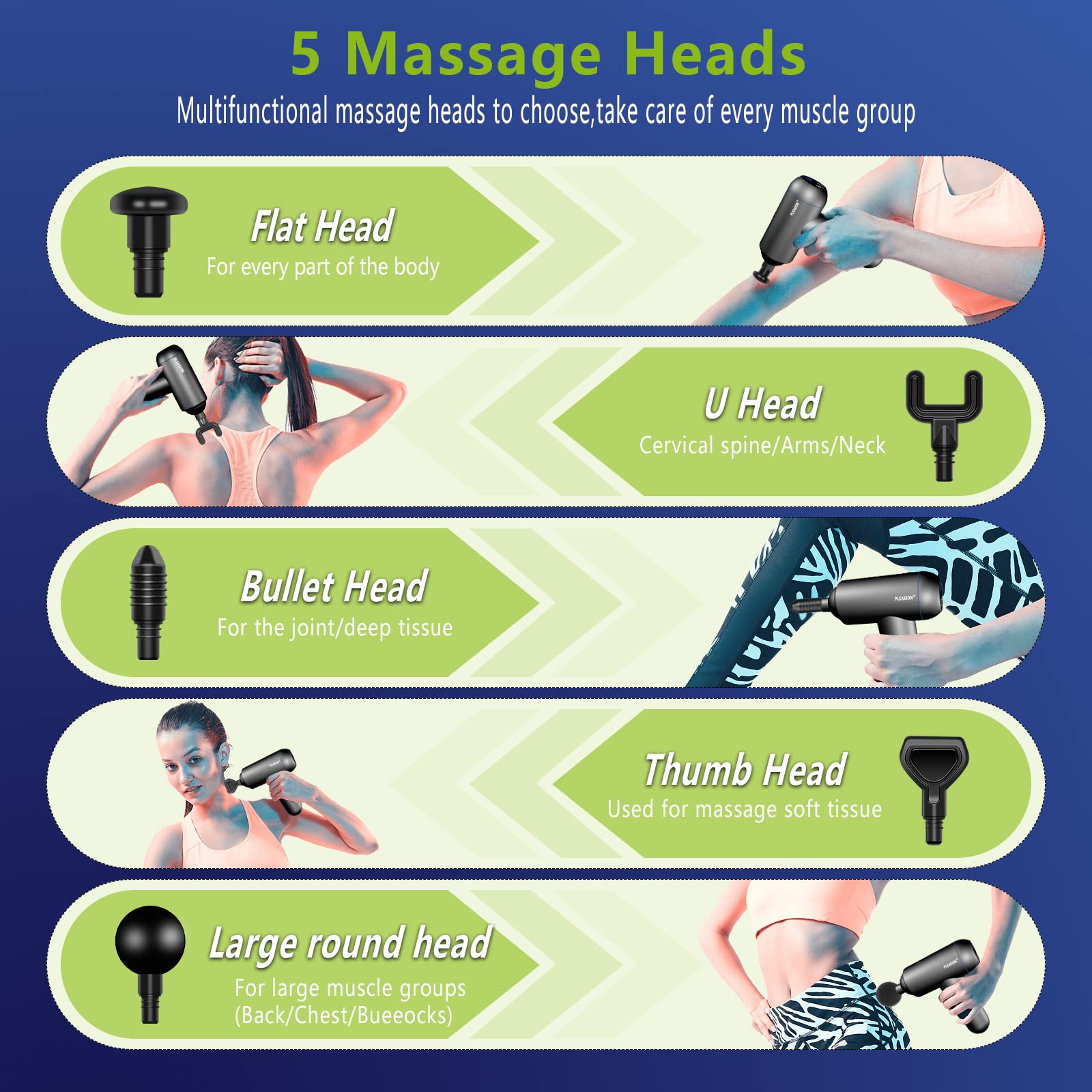 **Deep Tissue Massage Gun - Electric Percussion Muscle Massager for Neck, Back, Leg & Shoulder Pain Relief - Handheld Sports Recovery Tool - Perfect Gift for Mother’s Day, Birthday (Men & Women) - Use After Workouts, Gym, or Relaxation at Home**