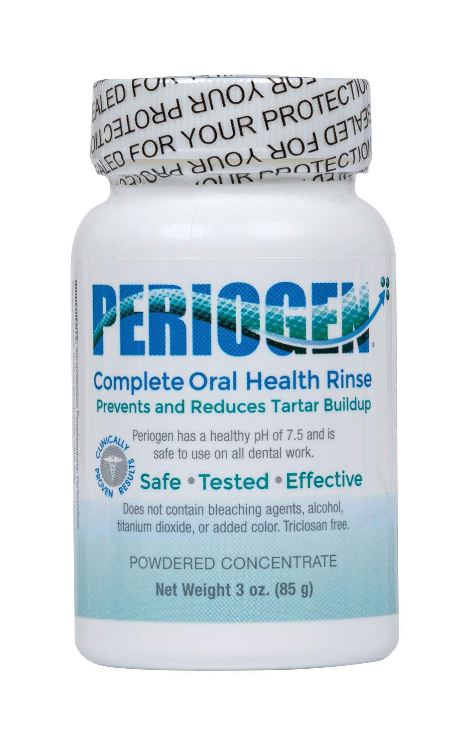 Periogen Complete Oral Health Rinse - Clinically Proven Tartar Control Mouthwash for Healthier Teeth & Gums | Dentist Recommended for Daily Plaque Removal & Fresh Breath | Perfect for Home Dental Care & Travel Oral Hygiene