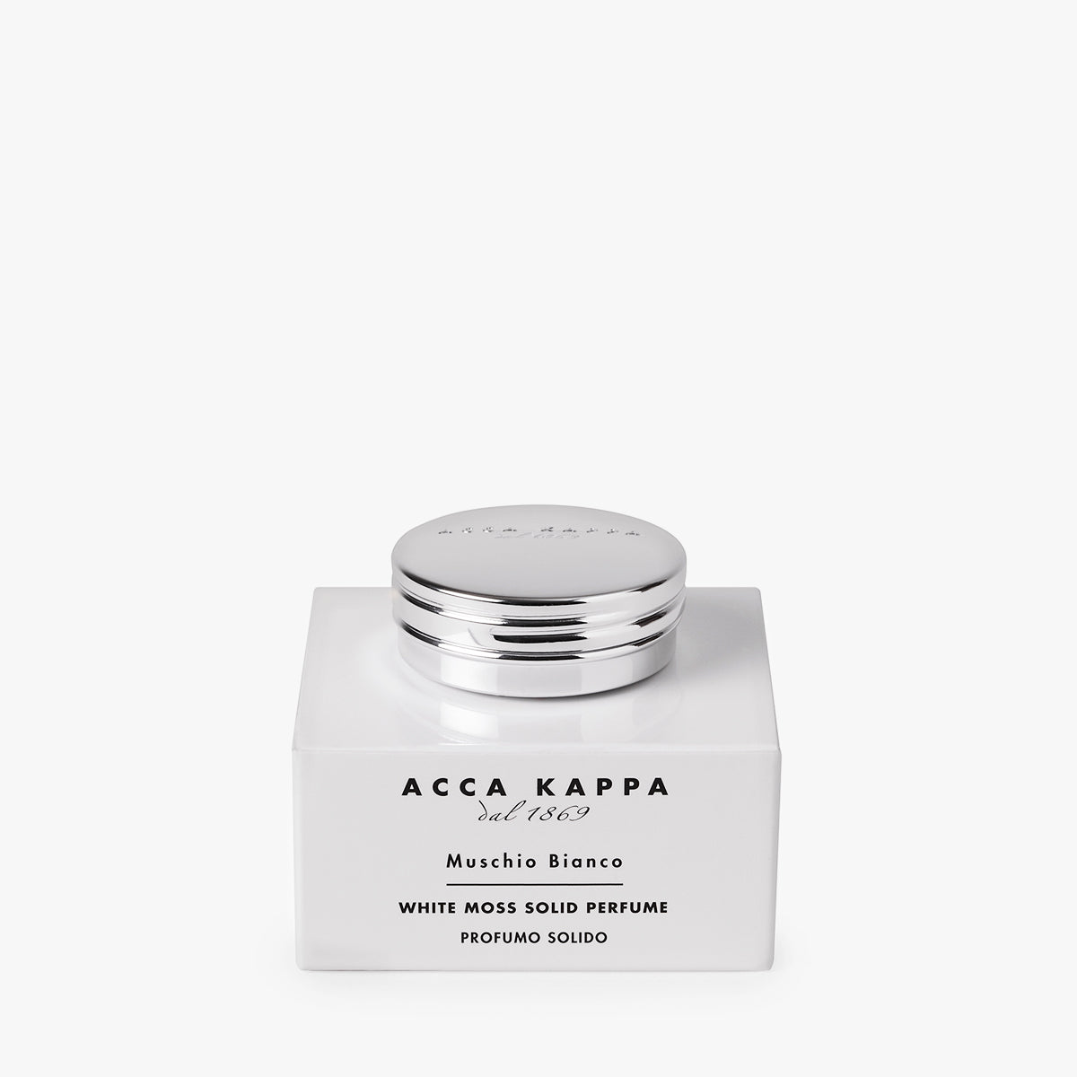 White Moss Solid Perfume - Natural Vegan Fragrance for Women & Men | Portable Travel-Size Scent for Everyday Wear, Date Night & Gifting