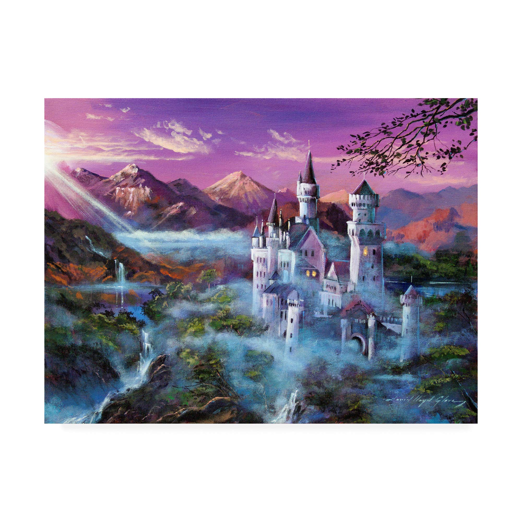 Trademark Fine Art - David Lloyd Glover 'Mystery Castle' 35x47 Wall Art Print - Perfect for Living Room, Bedroom & Office Decor