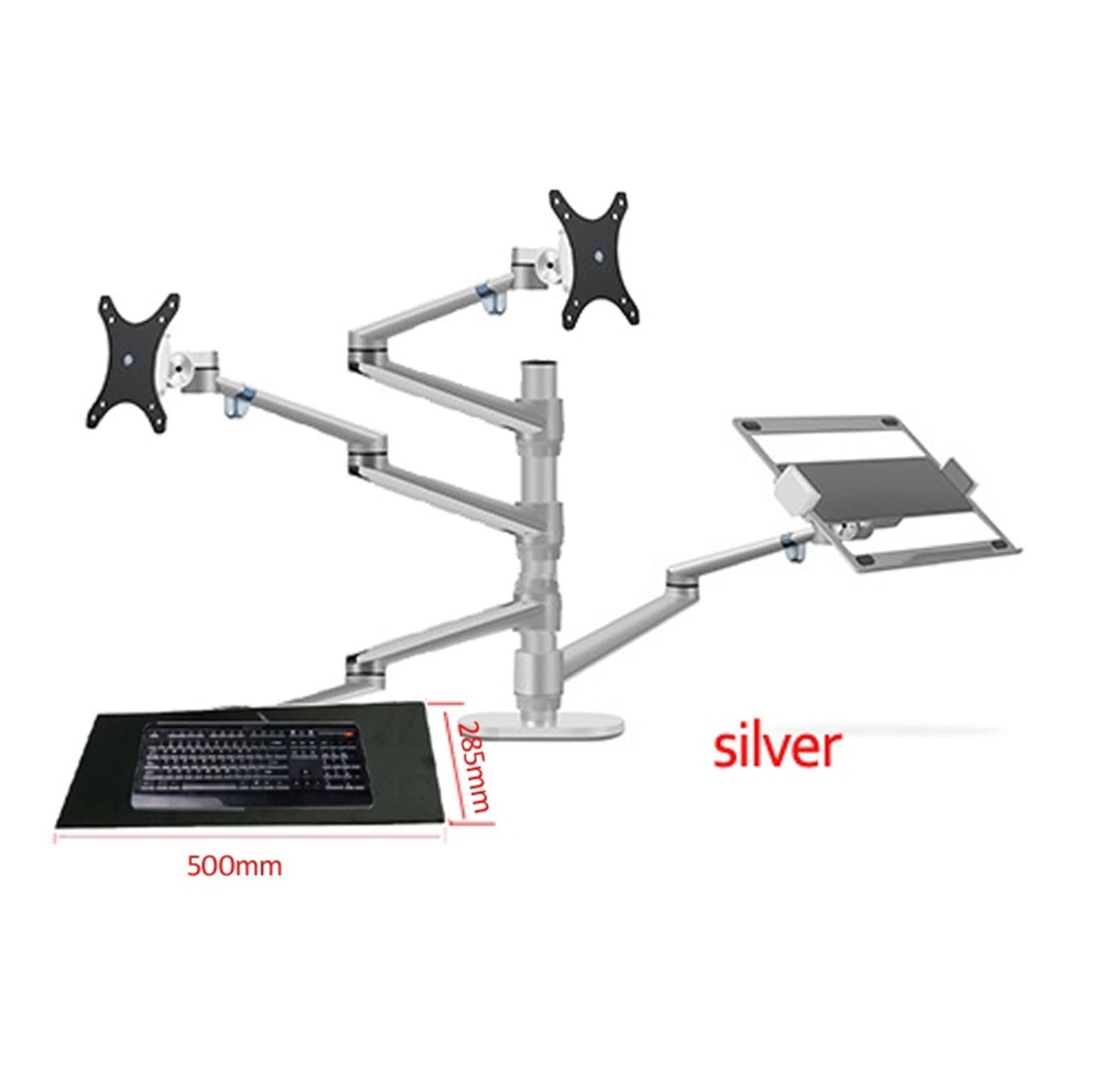 AlcorY OL-50L Adjustable Aluminum Laptop Stand for 10