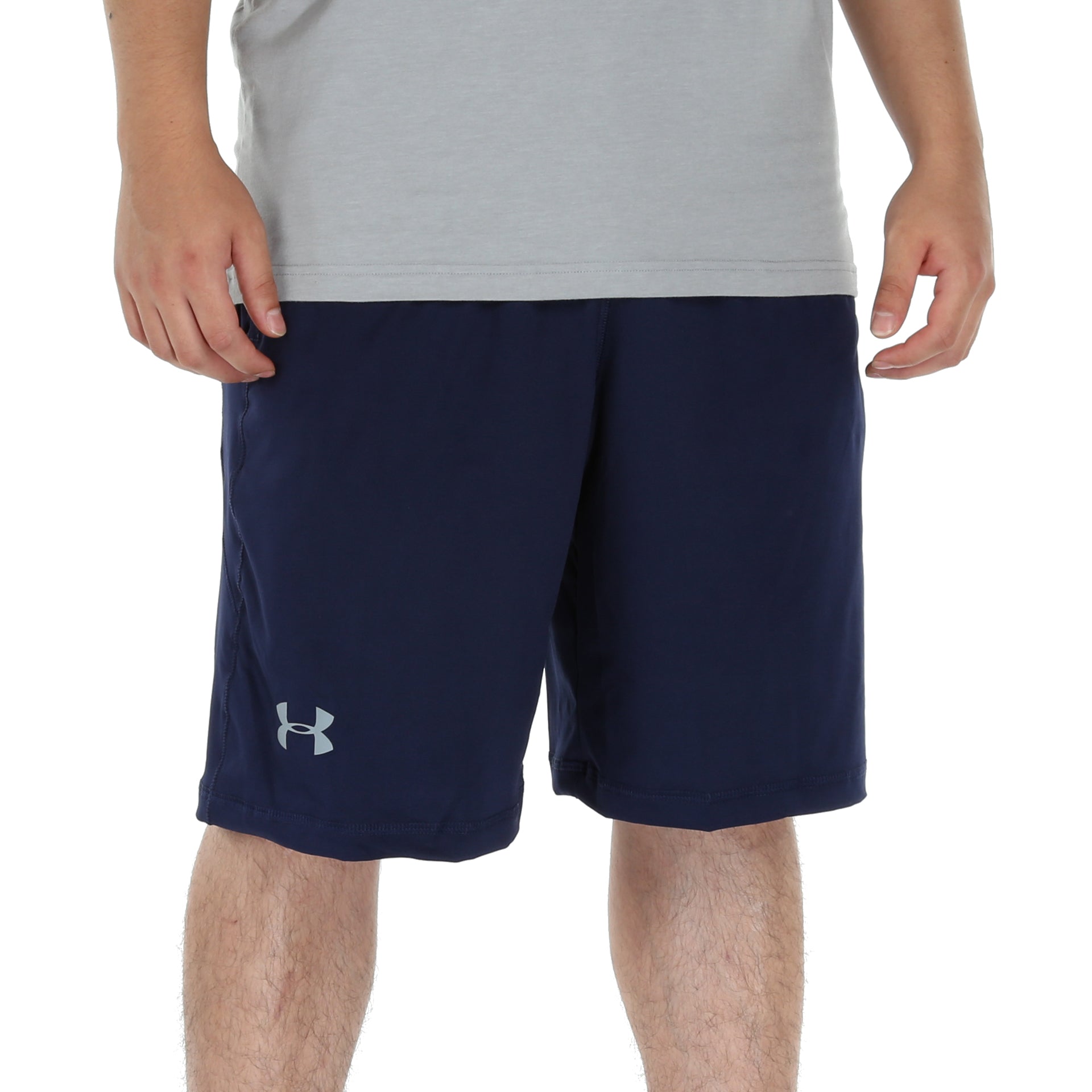 Under Armour Raid 10 Shorts for Men - Breathable Quick-Dry Workout Shorts with Built-In Liner, Midnight Navy - Perfect for Running, Gym Training & Outdoor Sports