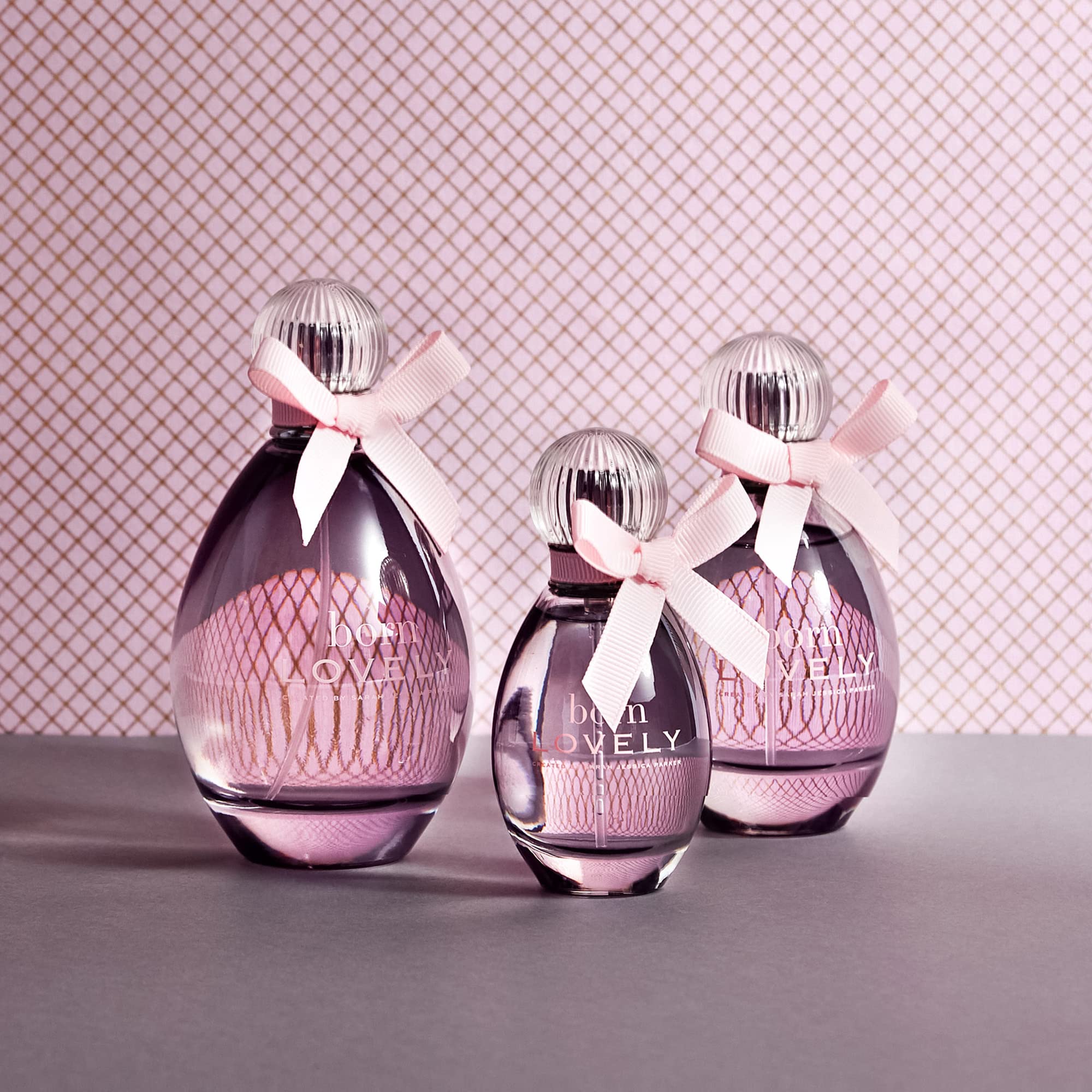 Sarah Jessica Parker Born Lovely Eau de Parfum Set - 100ml & 10ml Perfume, 200ml Body Lotion & 236ml Body Mist for Women | Gift Set for Her, Daily Fragrance & Special Occasions