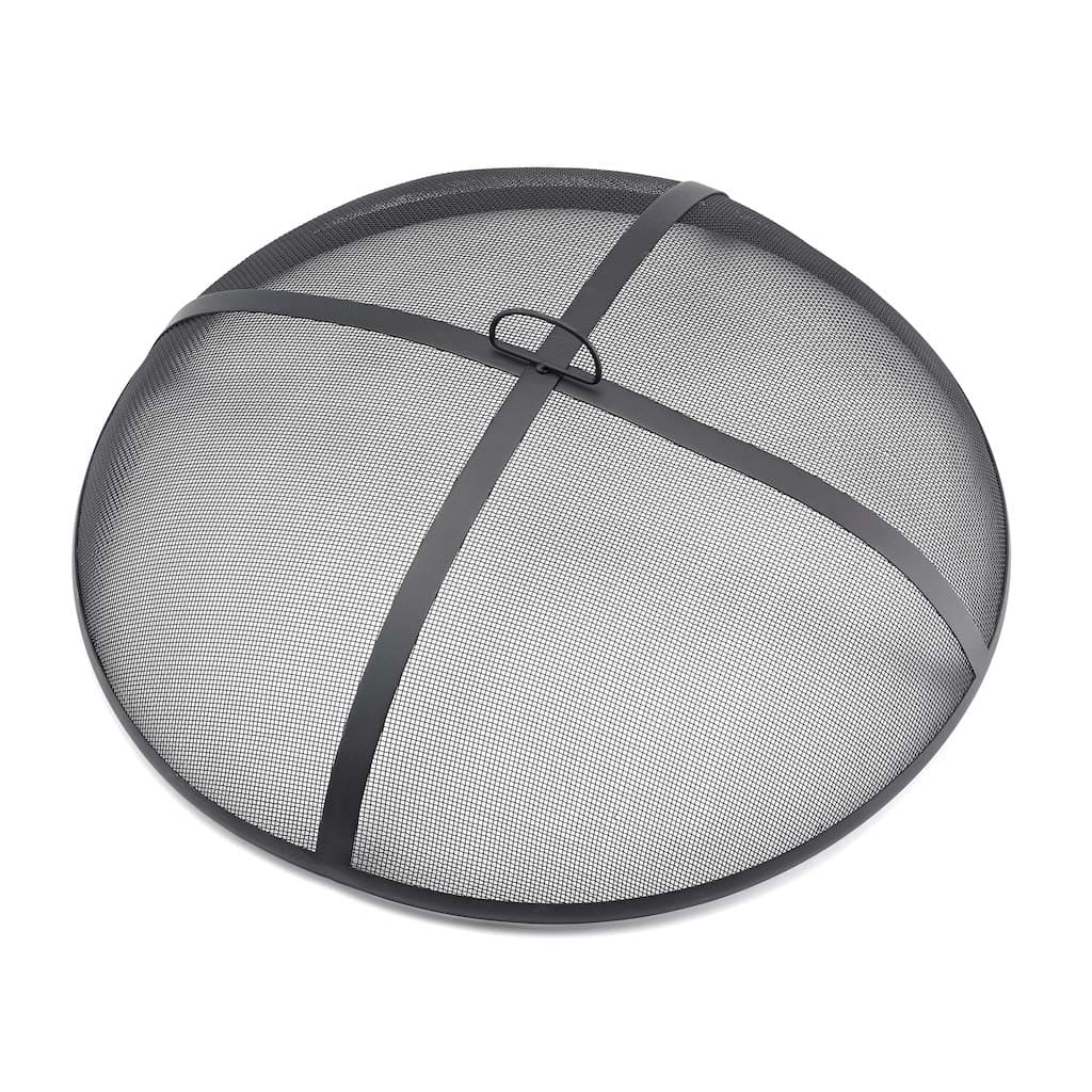 Good Directions 27 Inch Heavy Duty Spark Screen with Lifter - Fireplace Safety Cover for Wood Stoves & Outdoor Fire Pits