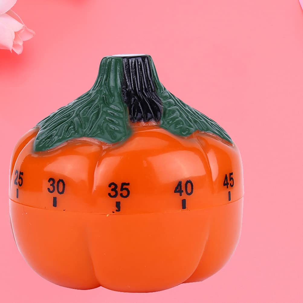 DOITOOL Cute Pumpkin Kitchen Timer - Manual Cooking Alarm Clock for Baking, Decor & Home Use | Perfect for Cookies, Desks & Gifts
