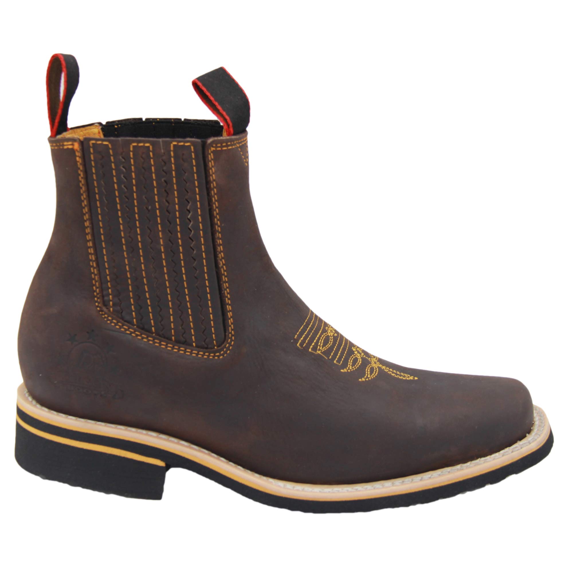 Men's Western Cowboy Boots - Short Ankle Rodeo Boots for Men | Comfortable & Stylish for Country Dancing, Rodeo Events & Casual Wear