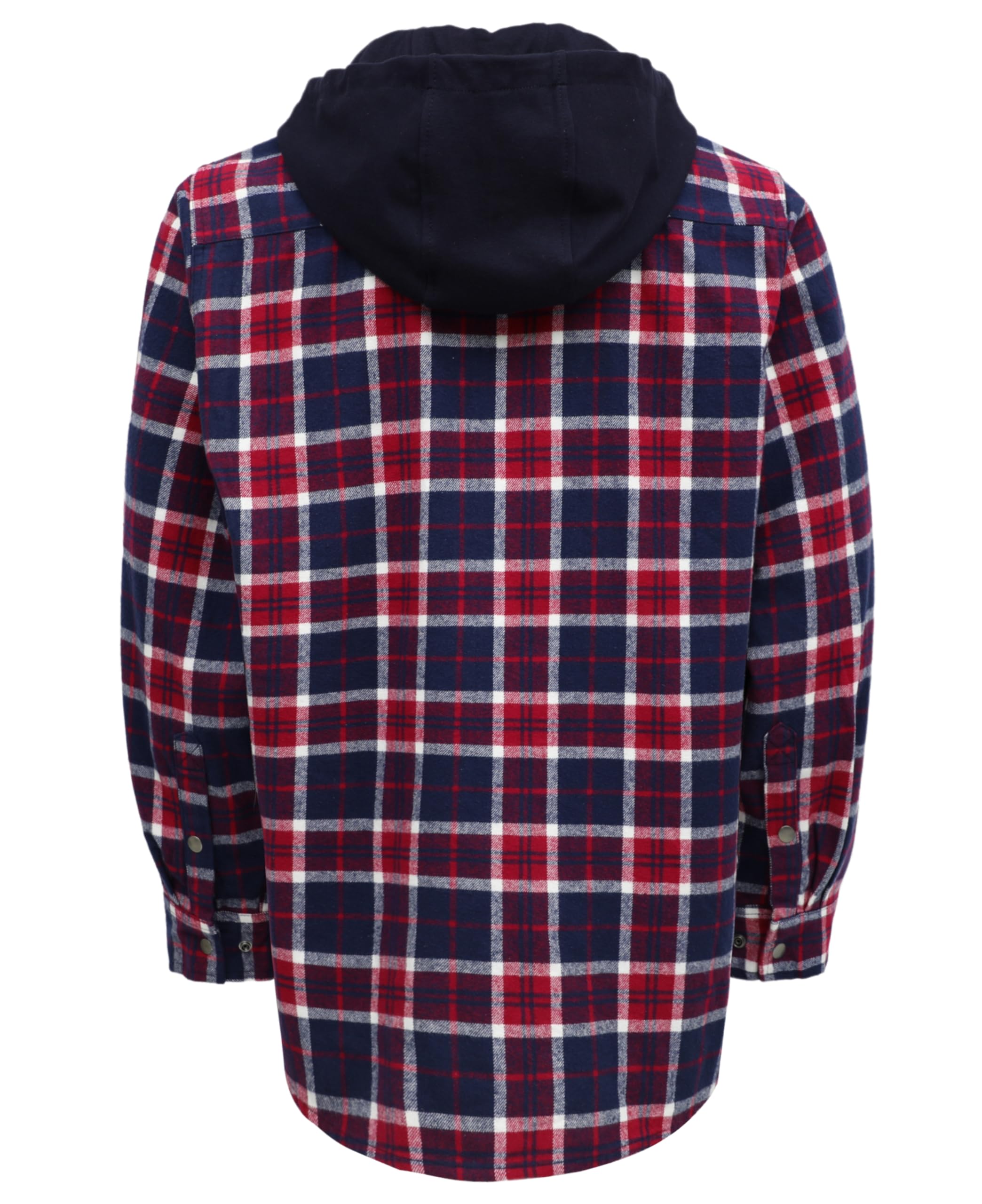 TICOMELA FR Men's Heavyweight 8.5oz Flame Resistant Flannel Shirt - Fire Retardant Plaid Welding Jacket for Construction & Outdoor Work Safety