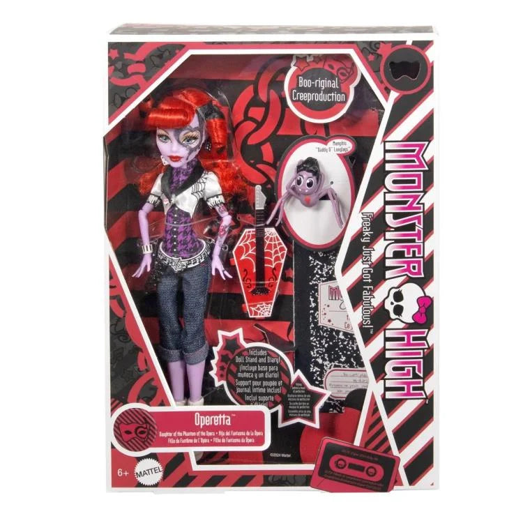 Monster High Boo Original Creeproduction Operetta Doll - Collectible Fashion Doll for Kids & Adults | Perfect for Halloween, Cosplay & Display Collection