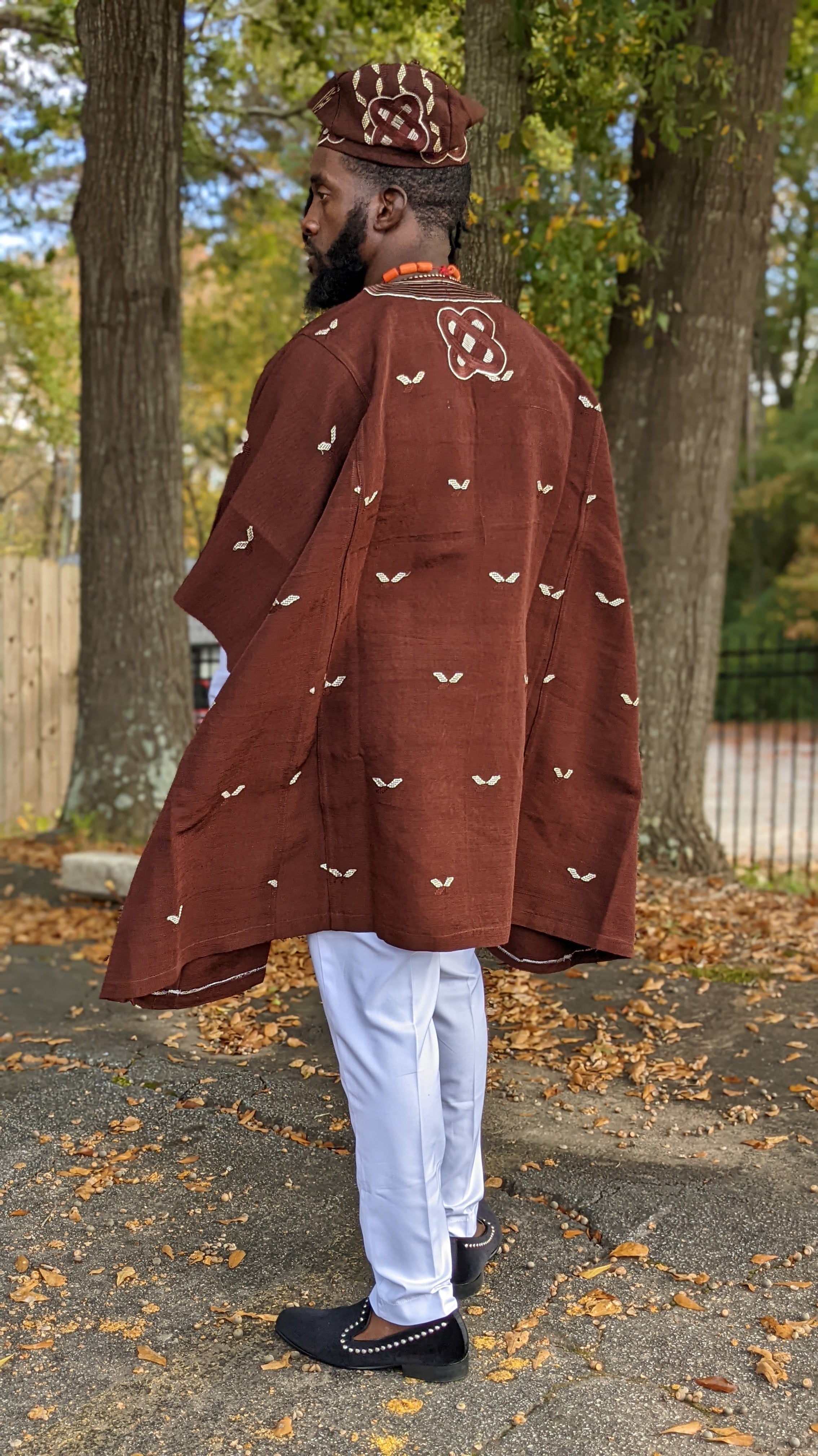 Elegant African Aso Oke Agbada Grand Boubou Robe for Men - Traditional Nigerian Wedding Attire & Special Occasions | DPABC20