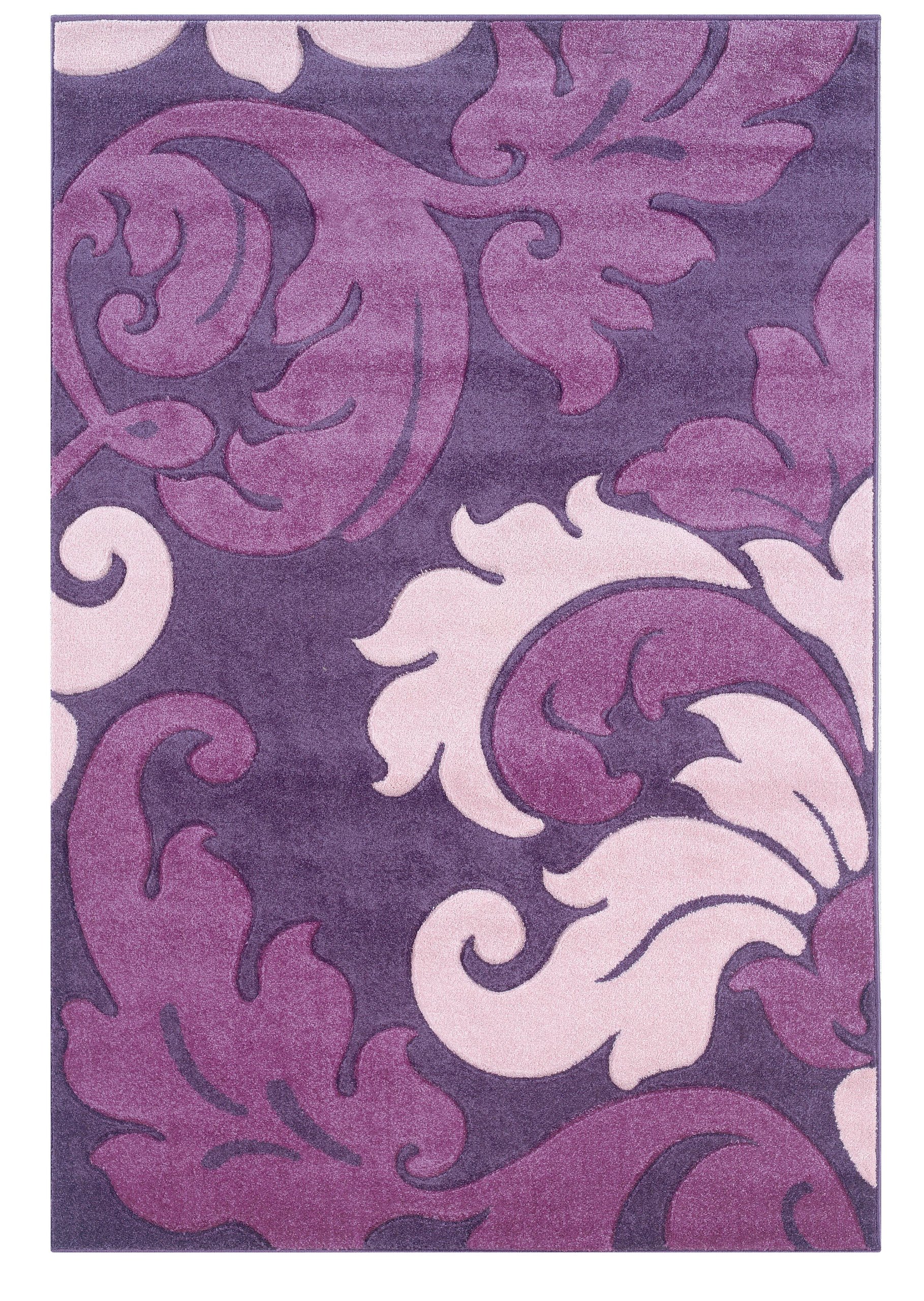 Linon Corfu Collection 8 x 10.3 Inch Purple & Baby Pink Decorative Throw Pillow - Soft Accent Cushion for Sofa, Bed, or Living Room Decor