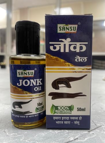 Premium Sansu Jonk Oil (Leech Oil) 50ml - Natural Pain Relief for Joint & Muscle Discomfort - Perfect for Arthritis, Back Pain & Sports Recovery