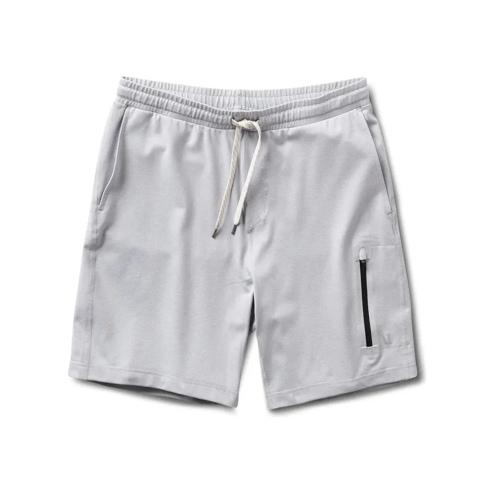Vuori Men's Sunday Performance Shorts - Lightweight Quick-Dry Athletic Shorts for Running & Gym Workouts - Platinum Heather Color - Perfect for Training, Yoga & Casual Wear