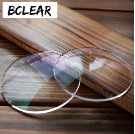 BCLEAR 1.67 High Index Aspheric Clear Lenses - Ultra Thin & Lightweight for Myopia & Hyperopia - Perfect for Glasses, Reading, Driving & Computer Use