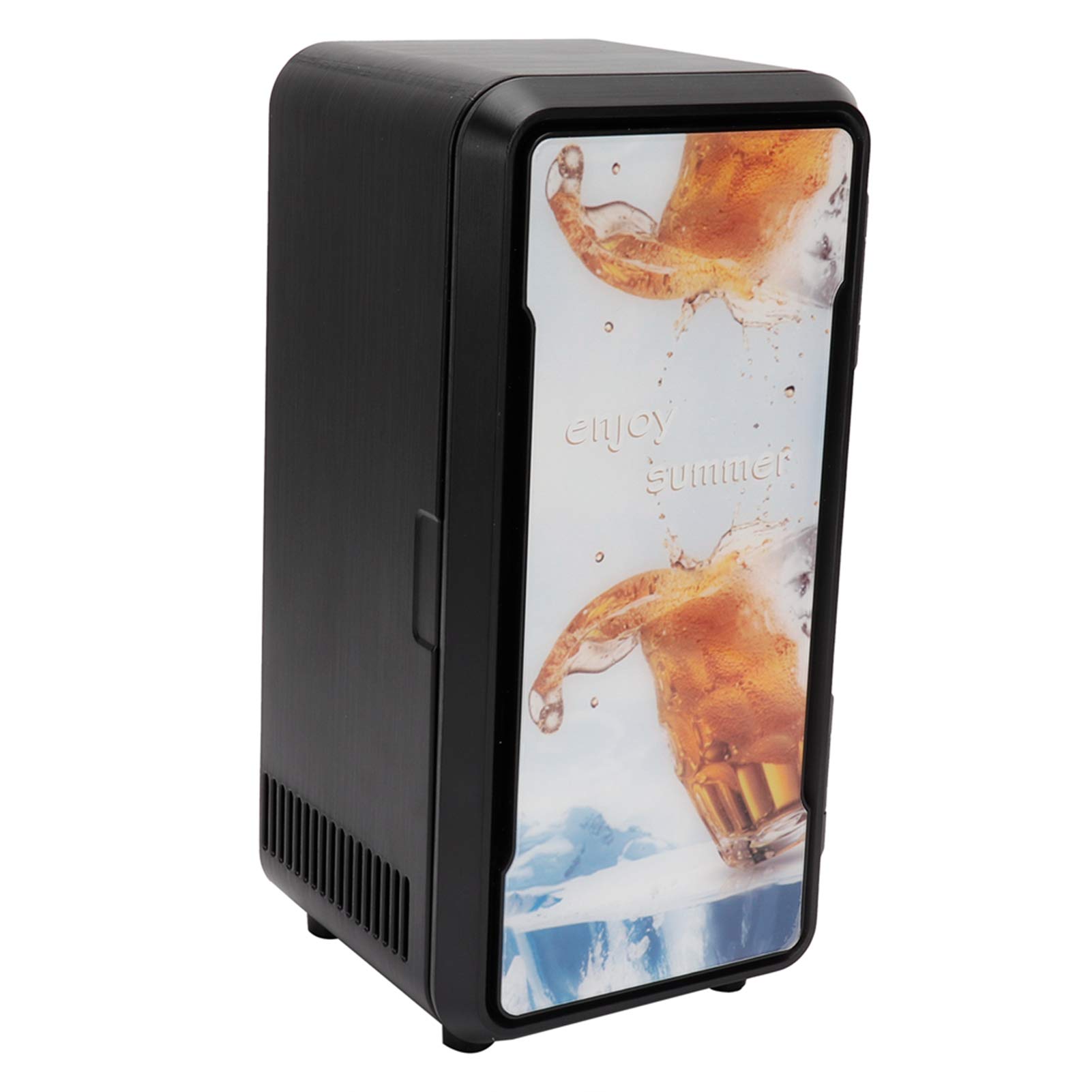 Greensen Mini USB Fridge - 4L Portable Electric Cooler & Warmer for Skincare, Cosmetics, Drinks - Perfect for Bedroom, Dorm, Office, Car & Travel (Black, 4.1