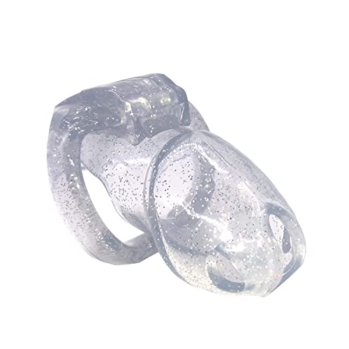 Clear With Silver Sparkles