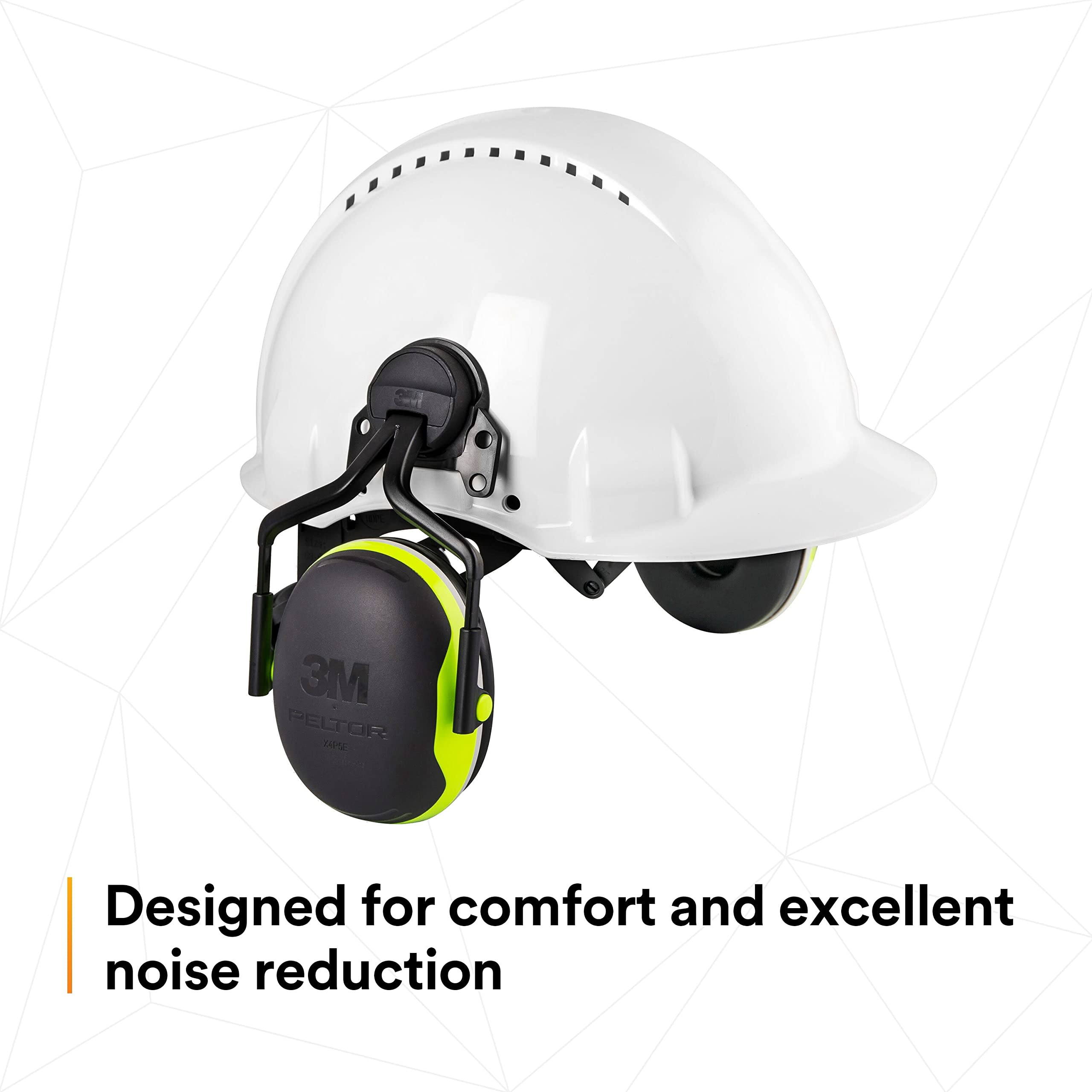 3M Standard Hard Hat with Attached Brim, ANSI Z89.1 Certified, Orange Safety Helmet for Construction & Industrial Use - One Size Fits Most Adults - Perfect for Construction Sites, Factories & Outdoor Work
