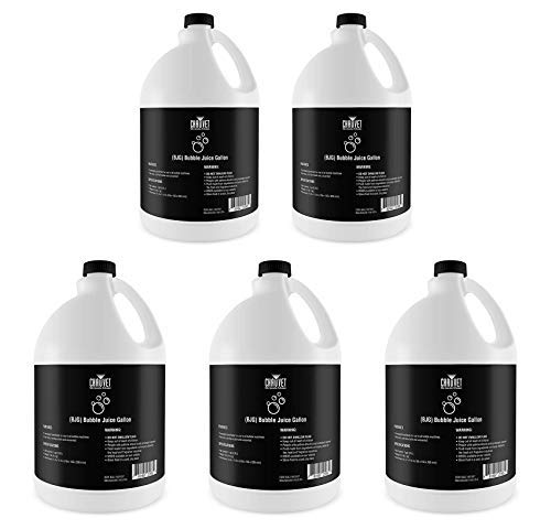 Chauvet DJ BJG 1 Gallon Bubble Fluid Juice for Hurricane Bubble Haze & Bubble Machines - Perfect for DJ Parties, Stage Performances, and Special Effects