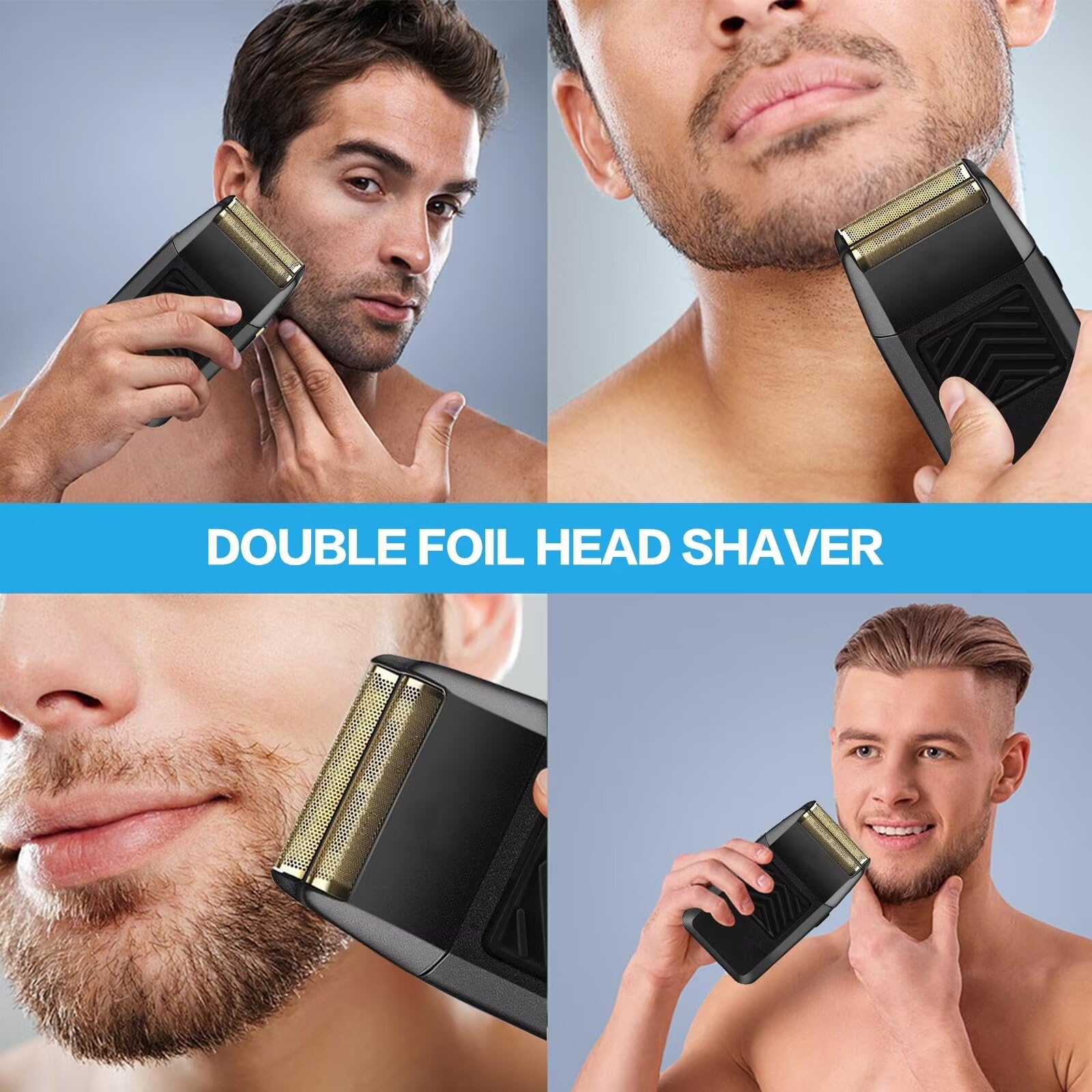 Wahl 5-Star Finale Shaver Replacement Foil & Cutter Bar Assembly - Super Close Gold Version for Smooth Shaving at Home or Salon | Compatible with Wahl Clippers & Trimmers