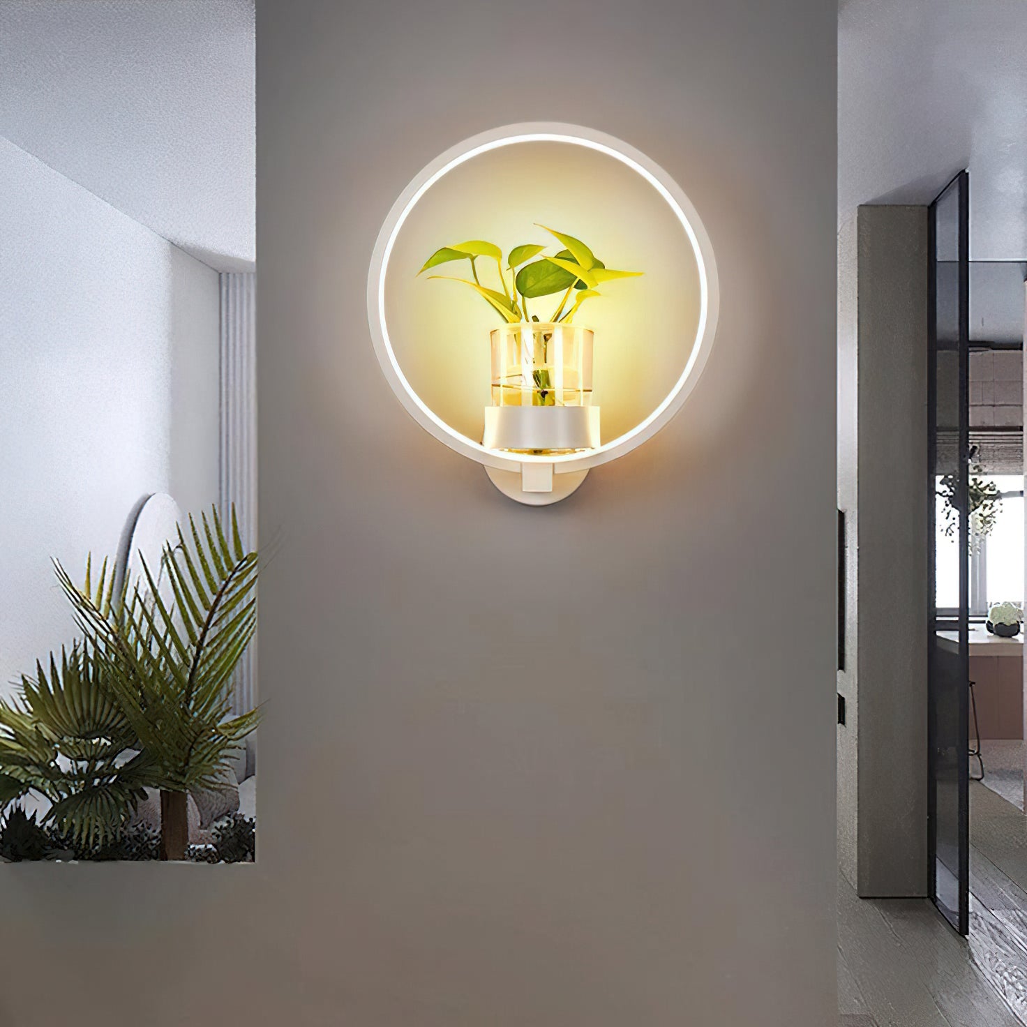 Eco-Friendly Solar Wall Light Outdoor - Waterproof LED Garden Lights for Patio, Yard, Fence - Energy Saving Landscape Lighting for Home Decor & Security