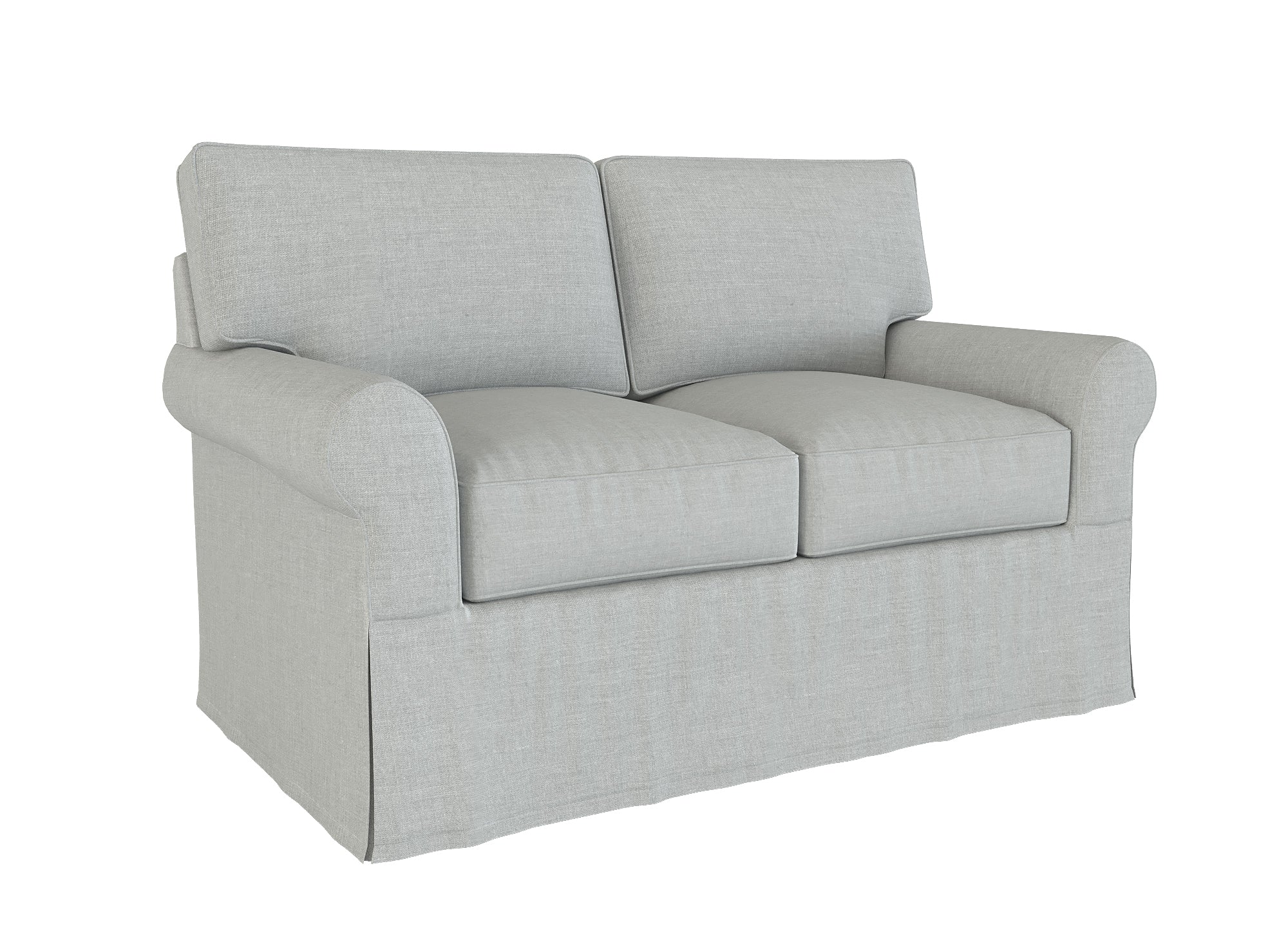 PB Buchanan Loveseat Slipcover - Roll Arm 79 Inch Sofa Cover, Stretchable Furniture Protector for Pets & Kids - Perfect for Living Room, Family Room & Home Decor