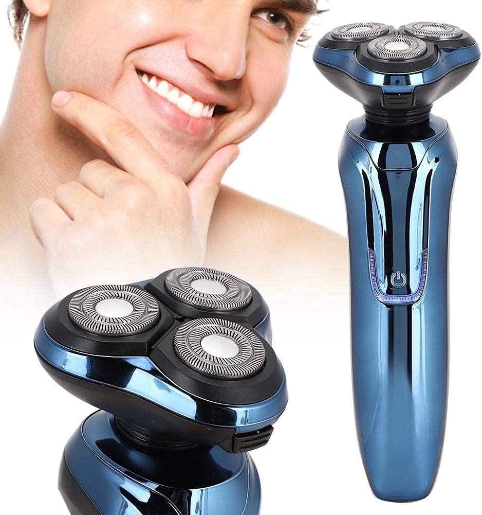 LIIAV Electric Shavers for Men - Waterproof Cordless USB Rechargeable Rotary Razor with Beard Trimmer - Perfect for Dry & Wet Shaving at Home, Travel or Gifts for Husband