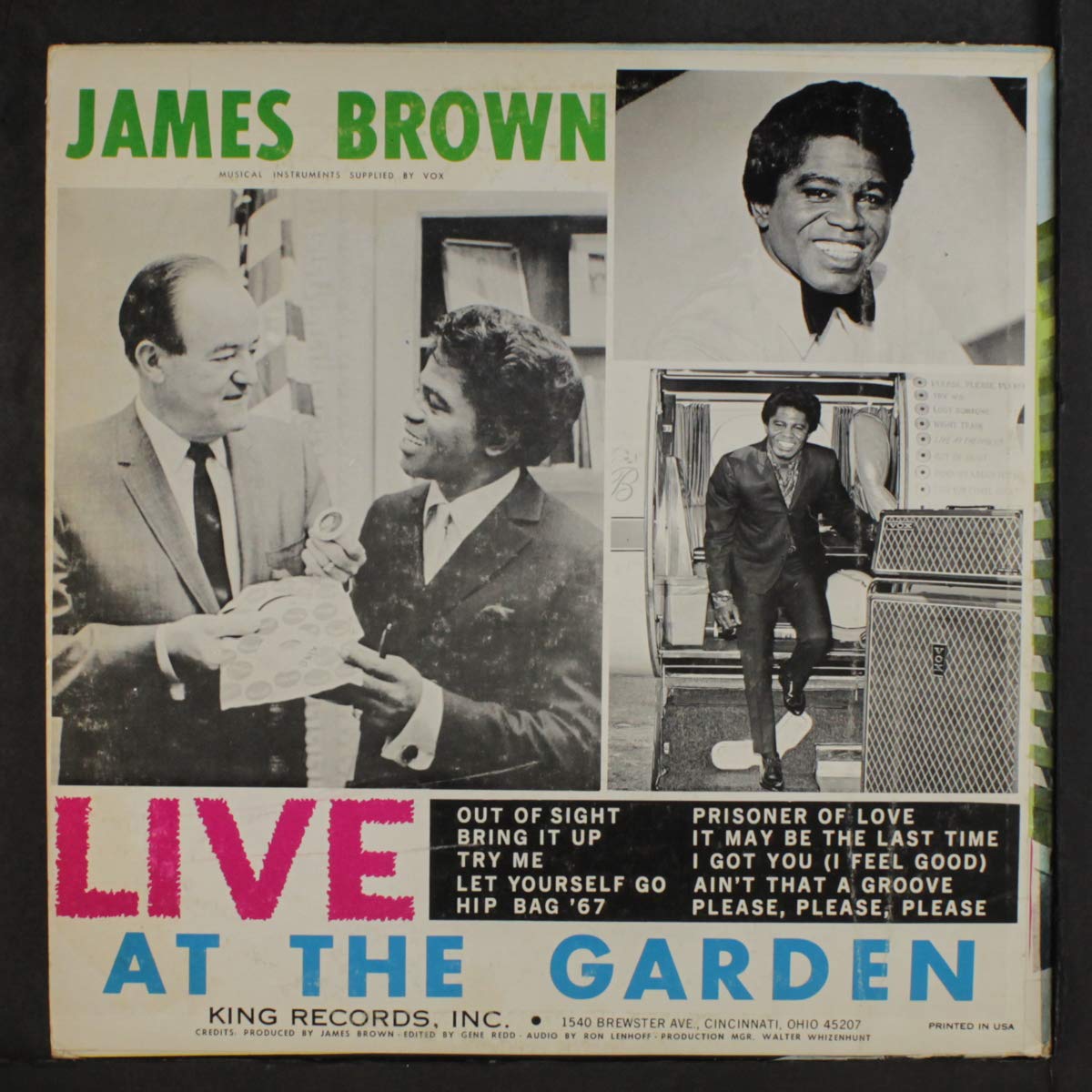 James Brown: Live Performance at Madison Square Garden - Legendary Soul & Funk Concert for Music Lovers & Collectors - Perfect for Home Entertainment & Music History Enthusiasts