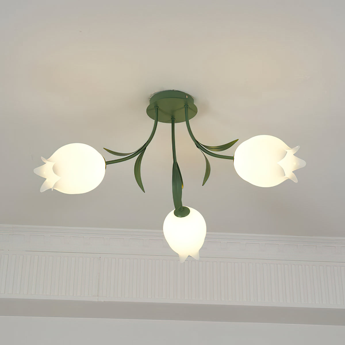 Modern Ricko Ceiling Light Fixture - Energy Efficient LED Flush Mount Lighting for Bedroom, Living Room & Kitchen - Dimmable Indoor Home Decor