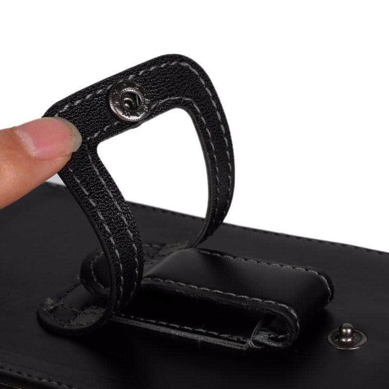 Premium Leather Holster Belt Clip Pouch for iPhone SE 2020 - Secure Carry Case for Outdoor, Work & Everyday Use