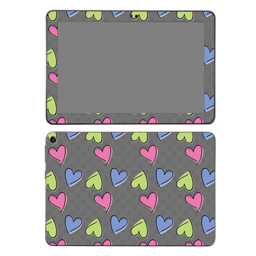 MightySkins Vinyl Decal Wrap Cover for Amazon Fire HD 8 (2020) - Girly Design | Protective & Durable Skin | Easy to Apply & Remove | Made in USA | Perfect for School, Travel & Everyday Use