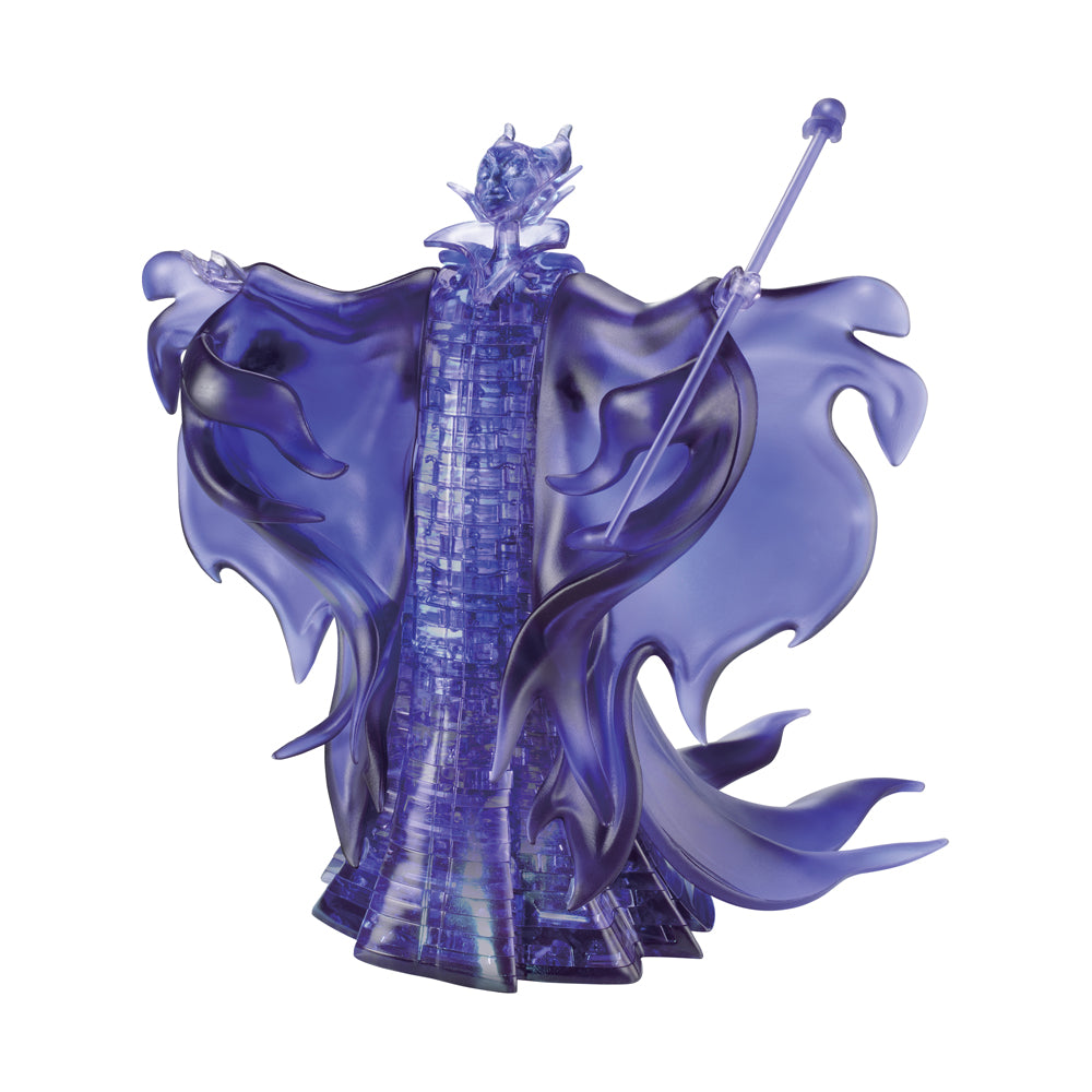 BePuzzled Disney Maleficent 3D Crystal Puzzle - 74 Piece Challenging Brain Teaser for Adults & Teens | Perfect for Family Game Night, Birthday Gifts & Disney Collectors
