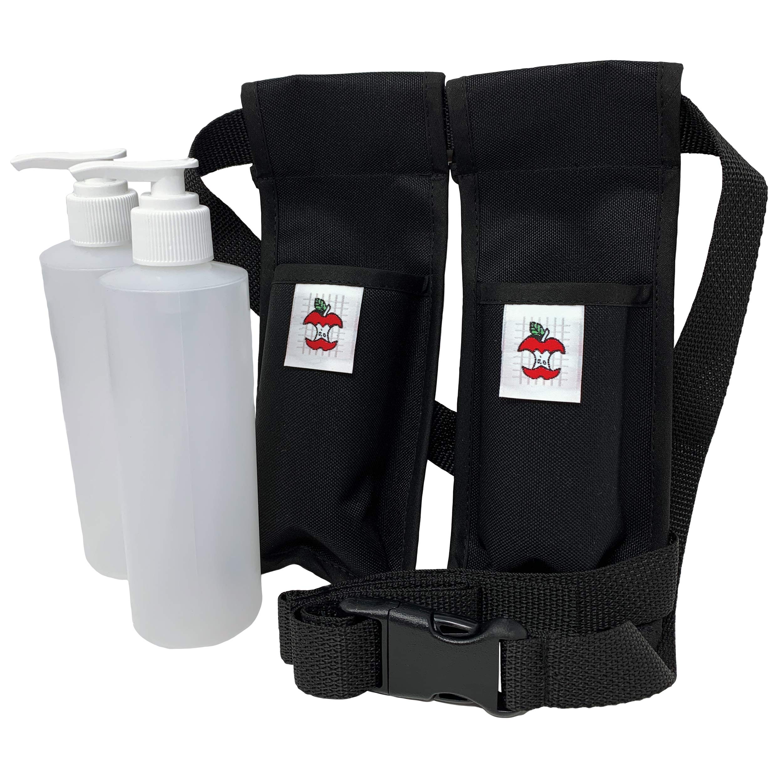Premium Double Oil Holster Accessory with Leak-Proof Bottles - Perfect for Essential Oils, CBD & Vape Liquids - Hands-Free Carrying Solution for Hiking, Gym & Daily Use