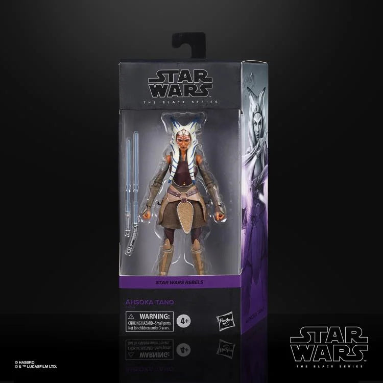 Star Wars The Black Series Ahsoka Tano (Rebels) Action Figure - Premium Collectible Toy for Fans, Gift for Star Wars Enthusiasts | Display, Cosplay, and Role-Playing Scenes