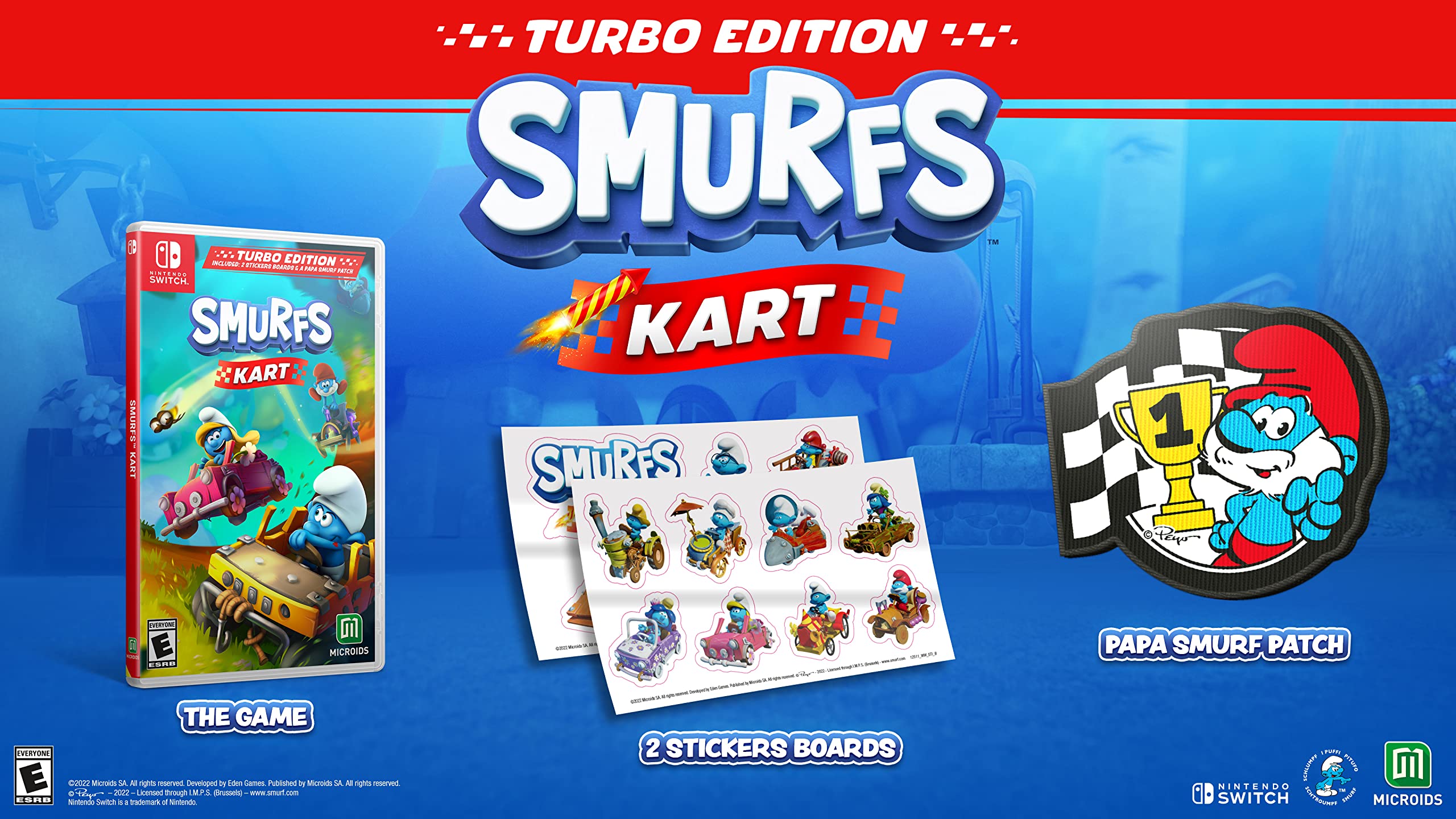 Smurfs Kart - Turbo Edition for Nintendo Switch | Fun Racing Game for Kids & Family Game Night