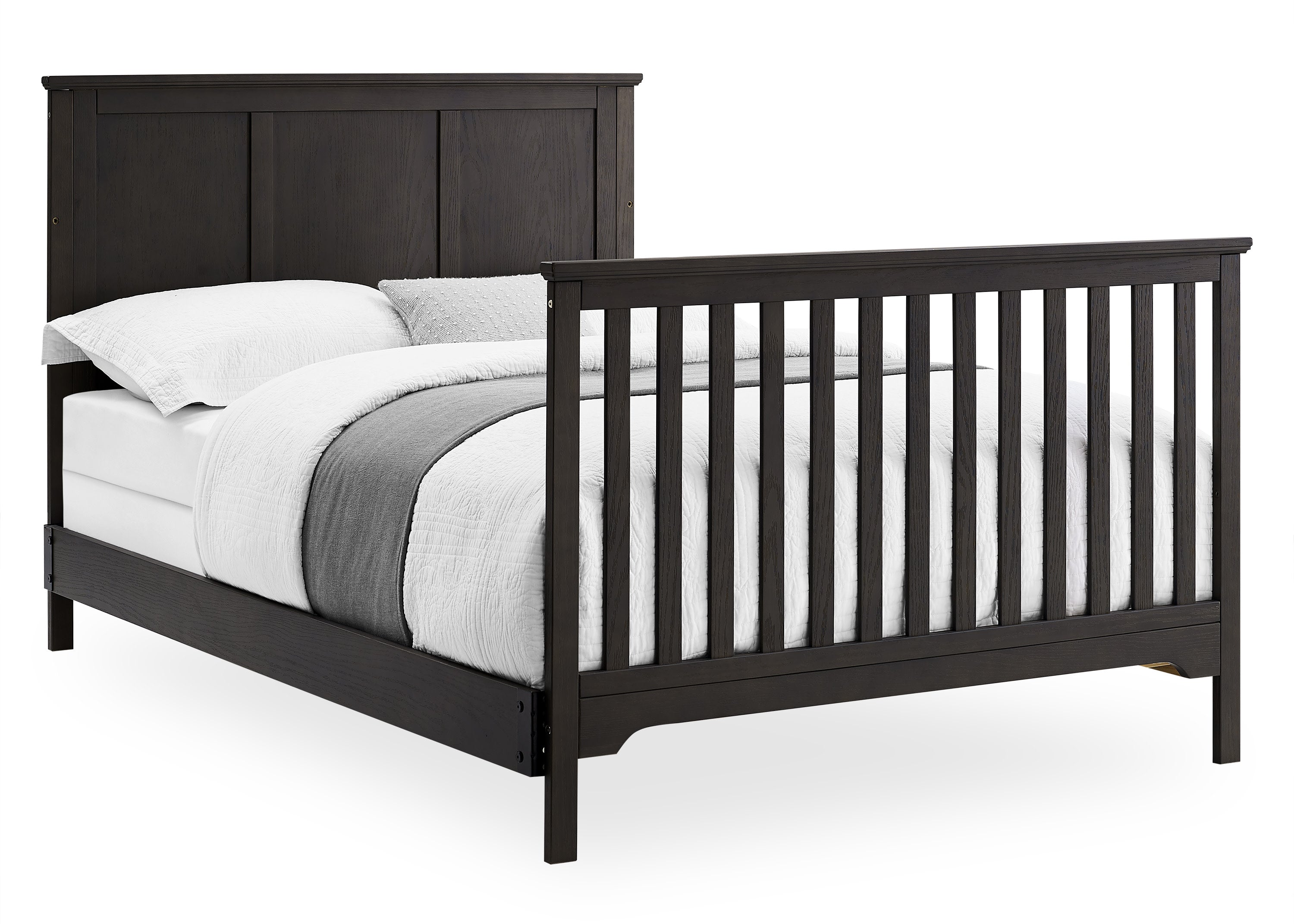 Sweet Beginnings Sage Flat Top 6-in-1 Convertible Baby Crib - Nursery Furniture for Newborn to Toddler | Perfect for Modern Nursery, Bedroom & Daycare
