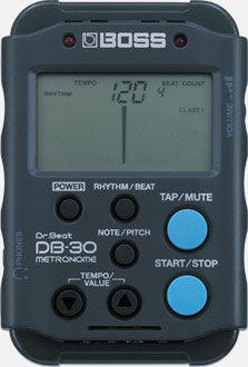 Boss DB-30 Digital Metronome for Musicians - Perfect for Guitar, Piano, Drum Practice & Studio Recording