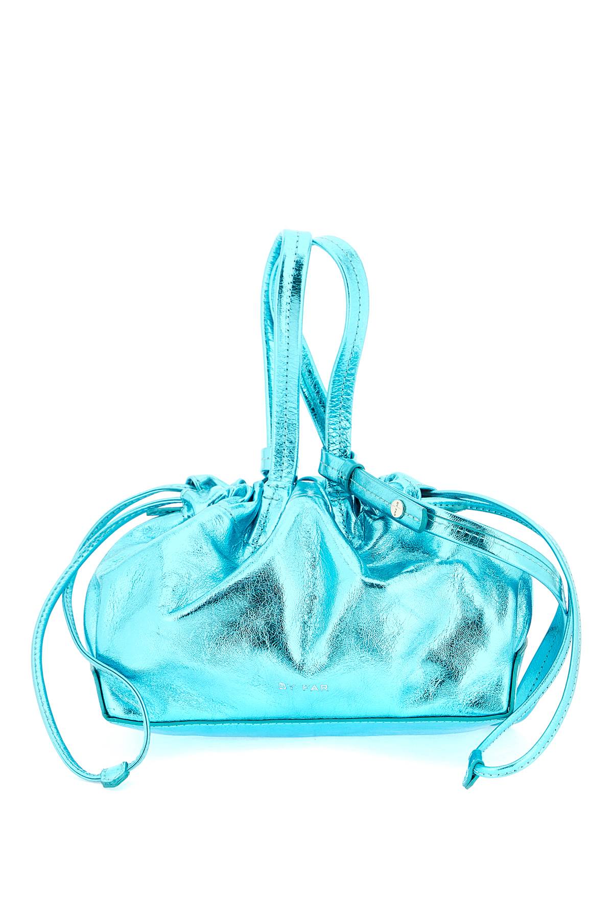By Far 'Malmo' Metallic Leather Bucket Bag - Stylish Shoulder Bag for Women, Perfect for Work, Travel & Evening Out