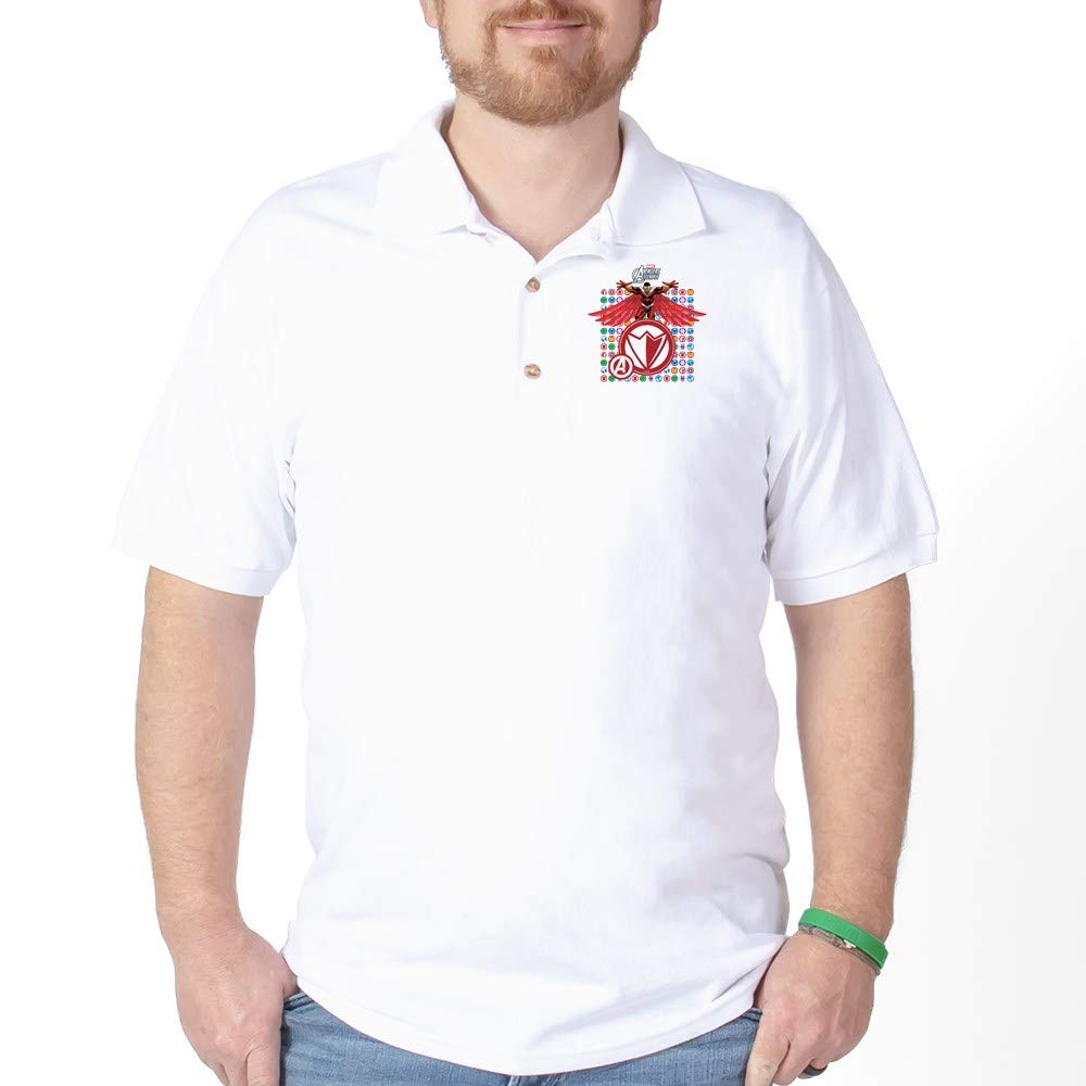Avengers Falcon Golf Shirt - Men's Marvel Superhero Polo for Golf & Casual Wear - Perfect for Golf Tournaments, Comic Conventions & Everyday Superhero Style