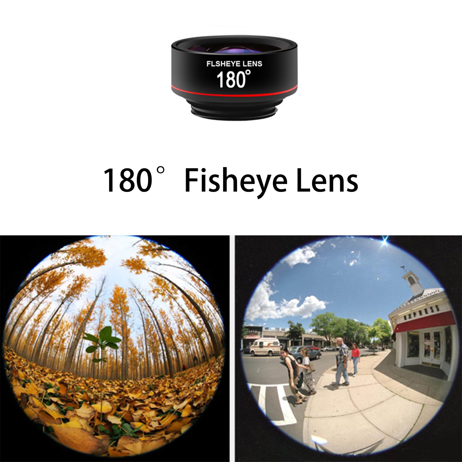 6 in 1 Cell Phone Camera Lens Kit - 22x Telephoto, 180° Fisheye, 120° Wide Angle & 20x Macro Lens with Tripod - Universal Clip Compatible with iPhone & Android Smartphones - Perfect for Travel, Vlogging & Close-Up Photography
