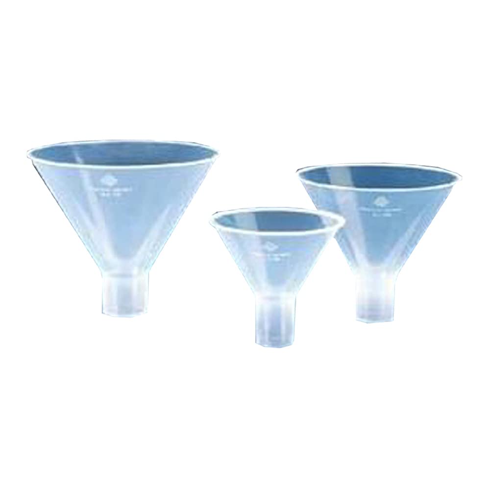 Thomas V70794TS Polypropylene Powder Funnel - 65mm Diameter (10 Pack) - Ideal for Kitchen, Lab, Workshop & DIY Projects - Durable Chemical-Resistant Funnel for Liquids, Powders & Granules