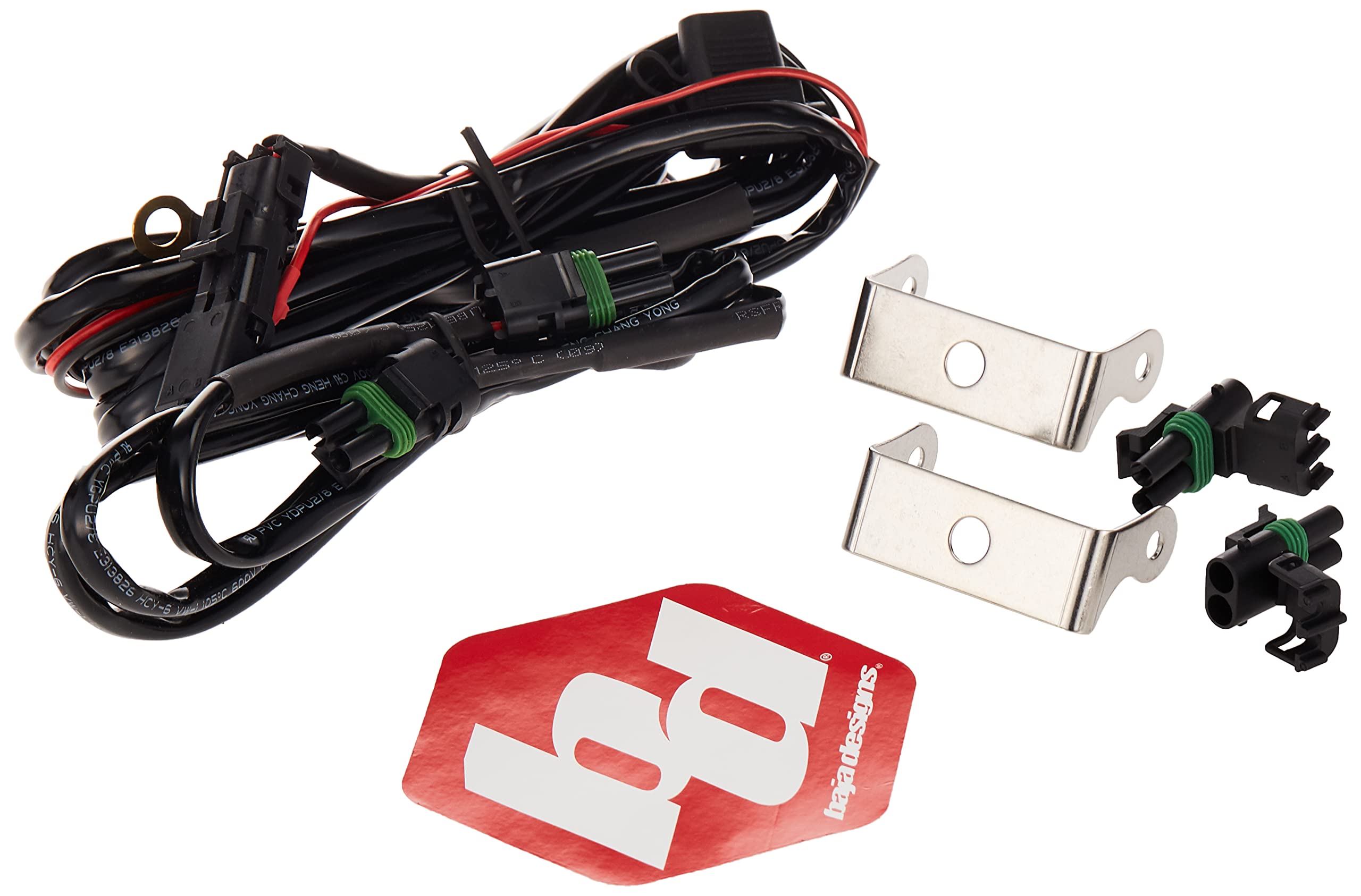 Baja Designs Squadron Sport LED Light Pods for Jeep, Truck, Off-Road, UTV - 2 Pack LED Pods with Wiring Harness (Wide Cornering, Amber) - Perfect for Night Driving, Trail Adventures & Off-Road Racing